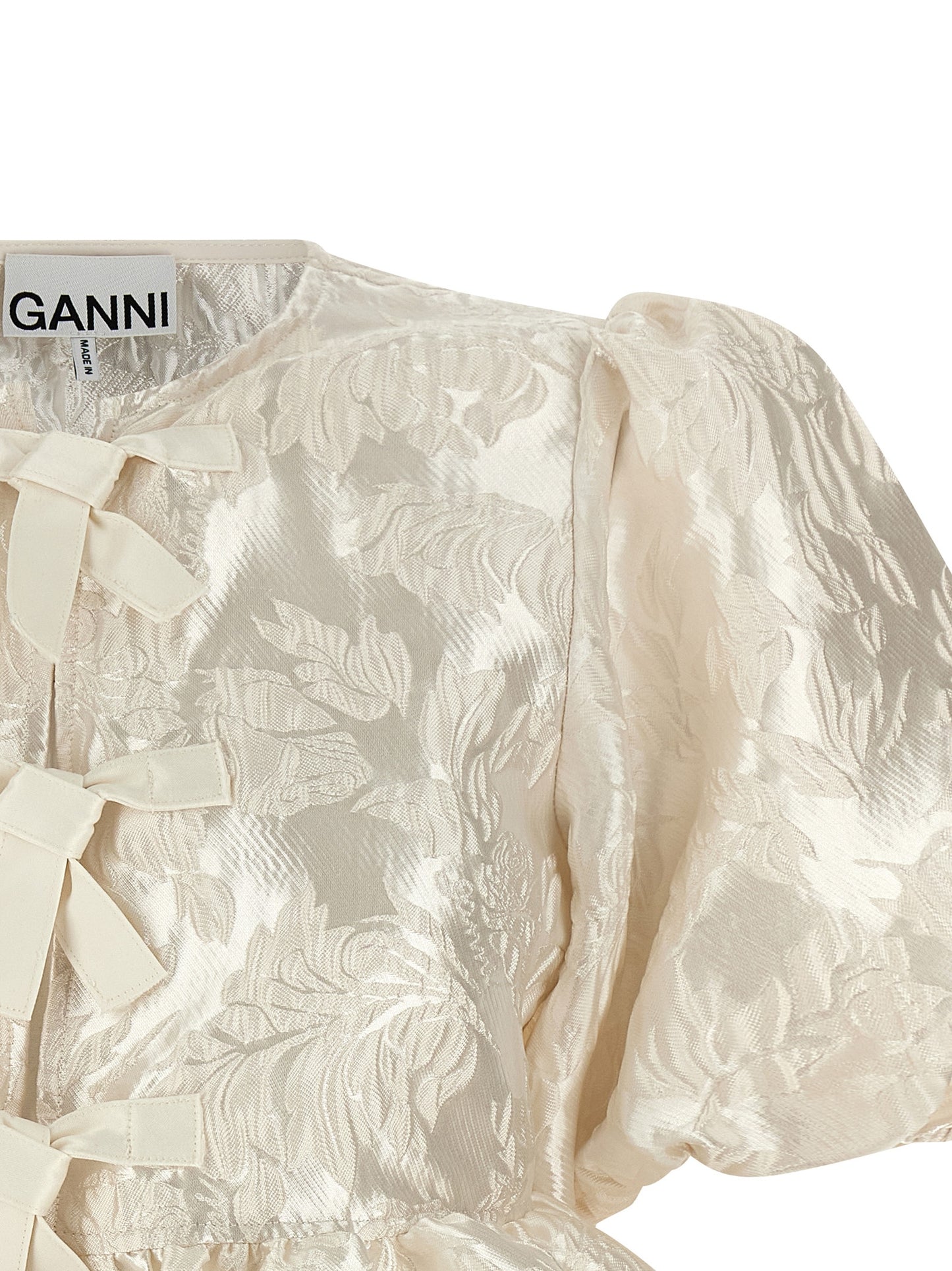 Ganni Women 'Satin Peplum' Blouse GANNI
