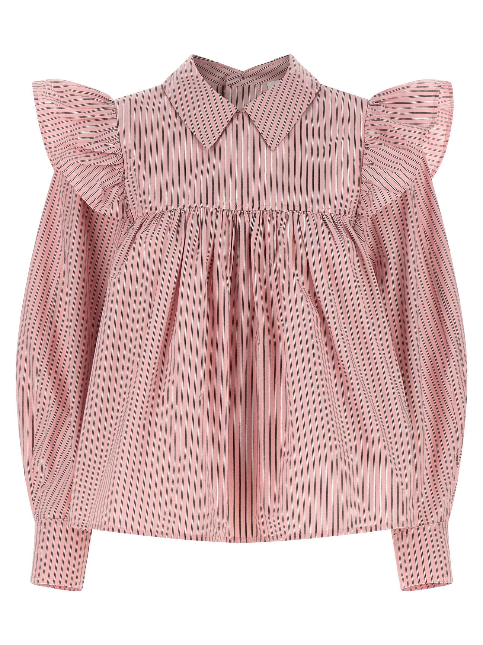 Ganni Women Striped Blouse GANNI