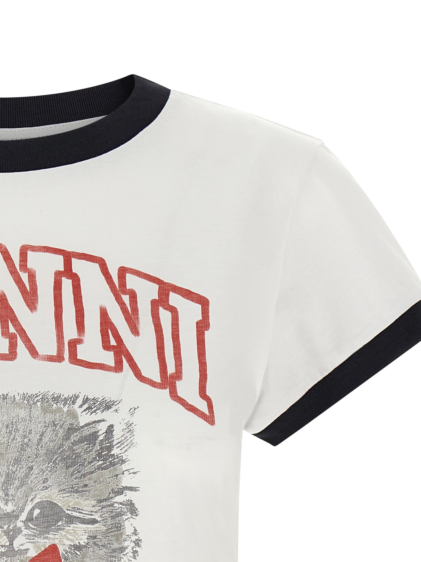 Ganni Women Printed T-Shirt GANNI
