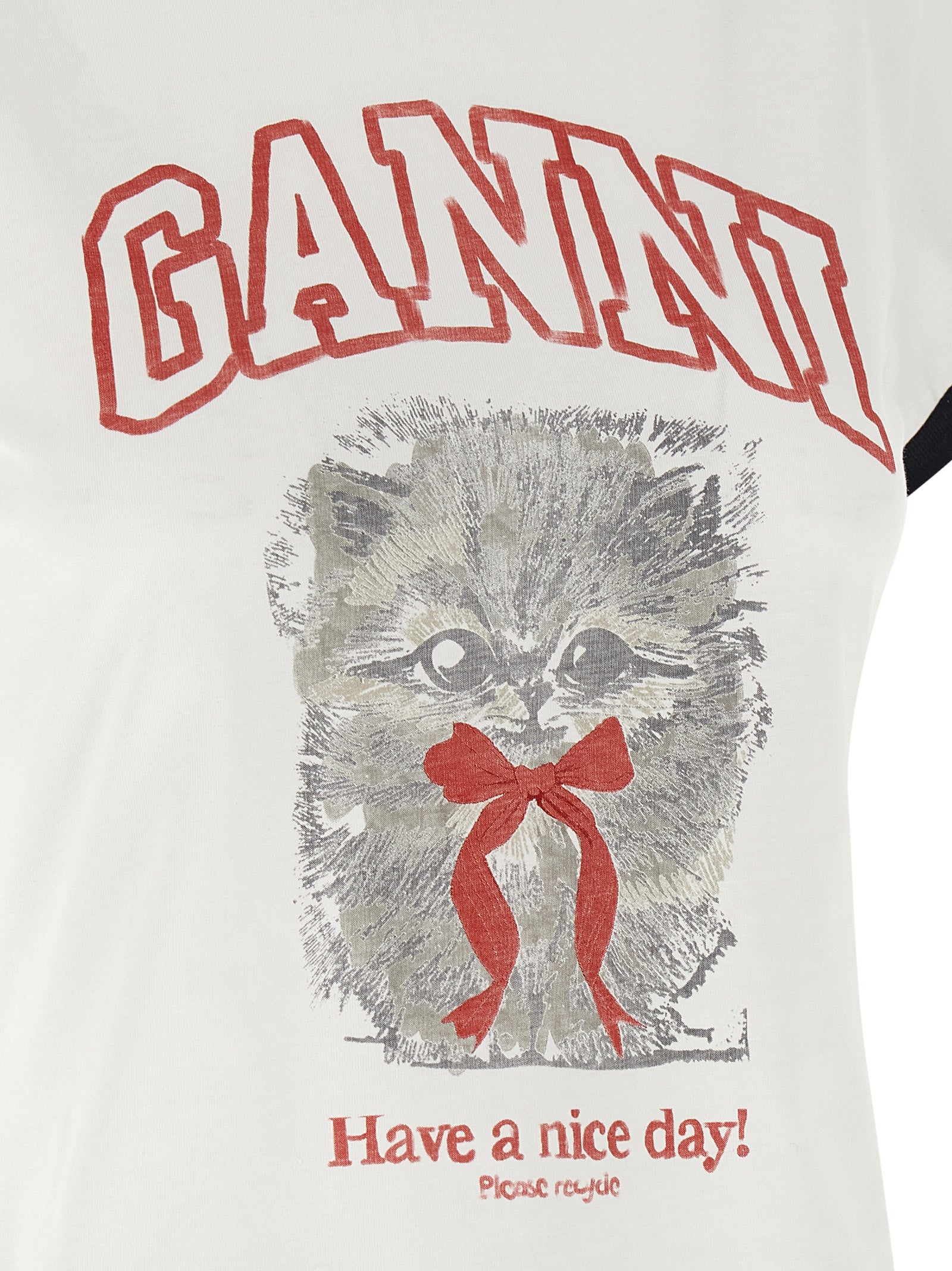 Ganni Women Printed T-Shirt GANNI
