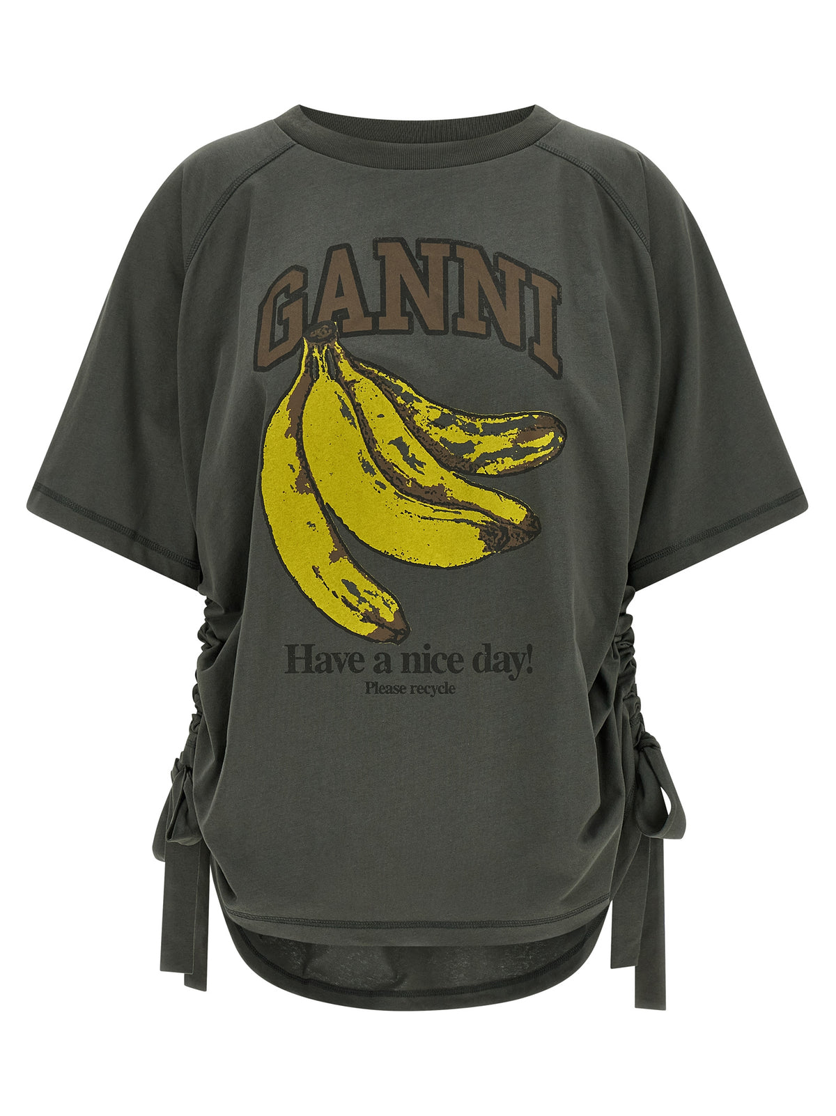 Ganni Women 'Grey Banana' T-Shirt GANNI