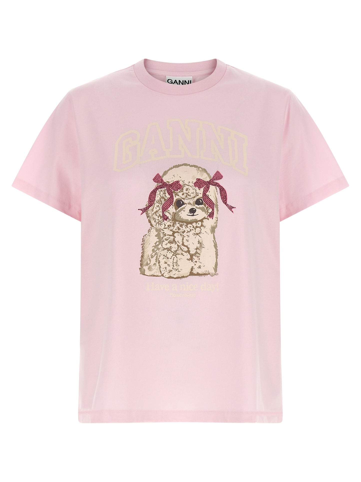 Ganni Women Printed T-Shirt GANNI