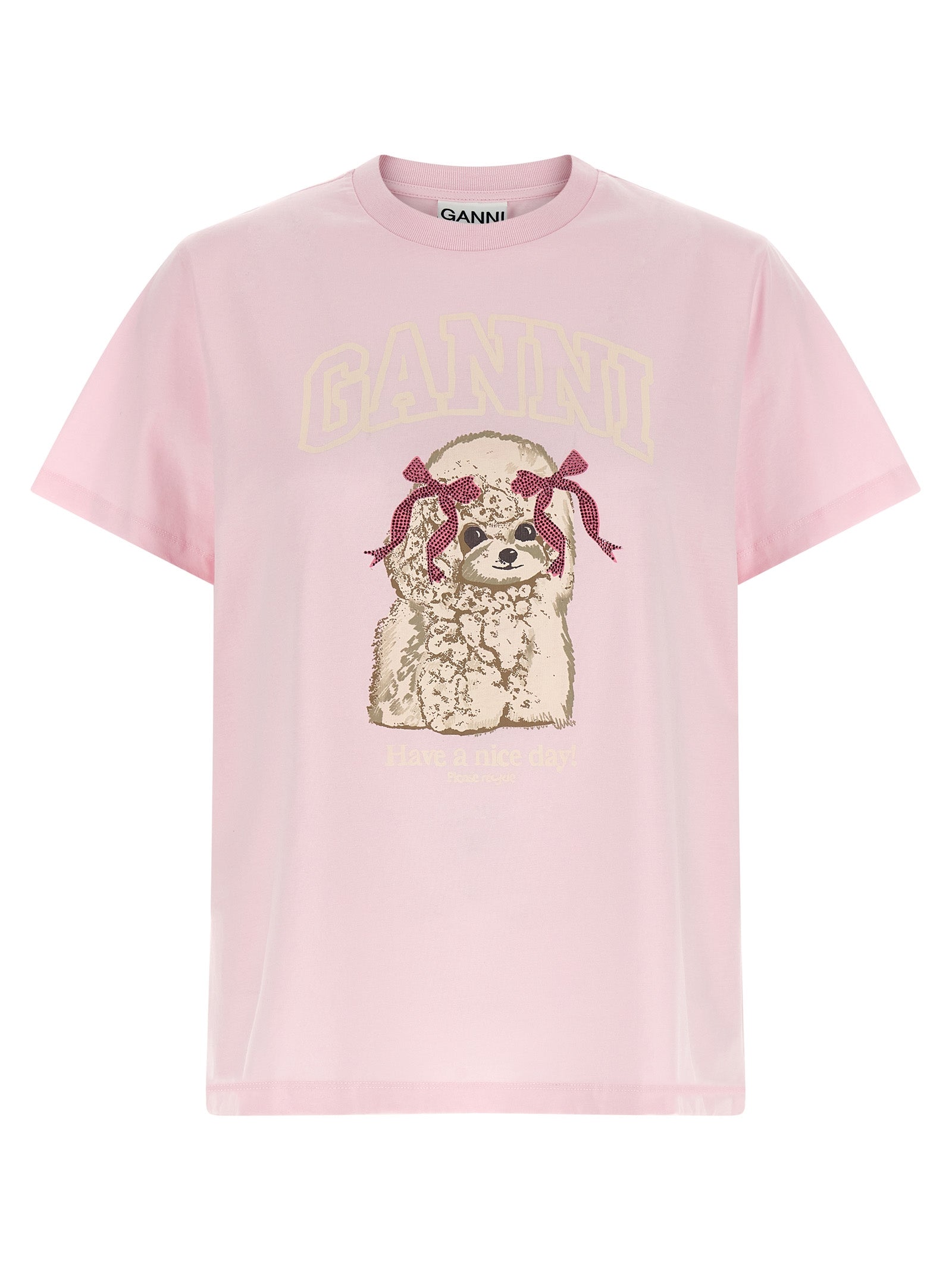 Ganni Women Printed T-Shirt GANNI