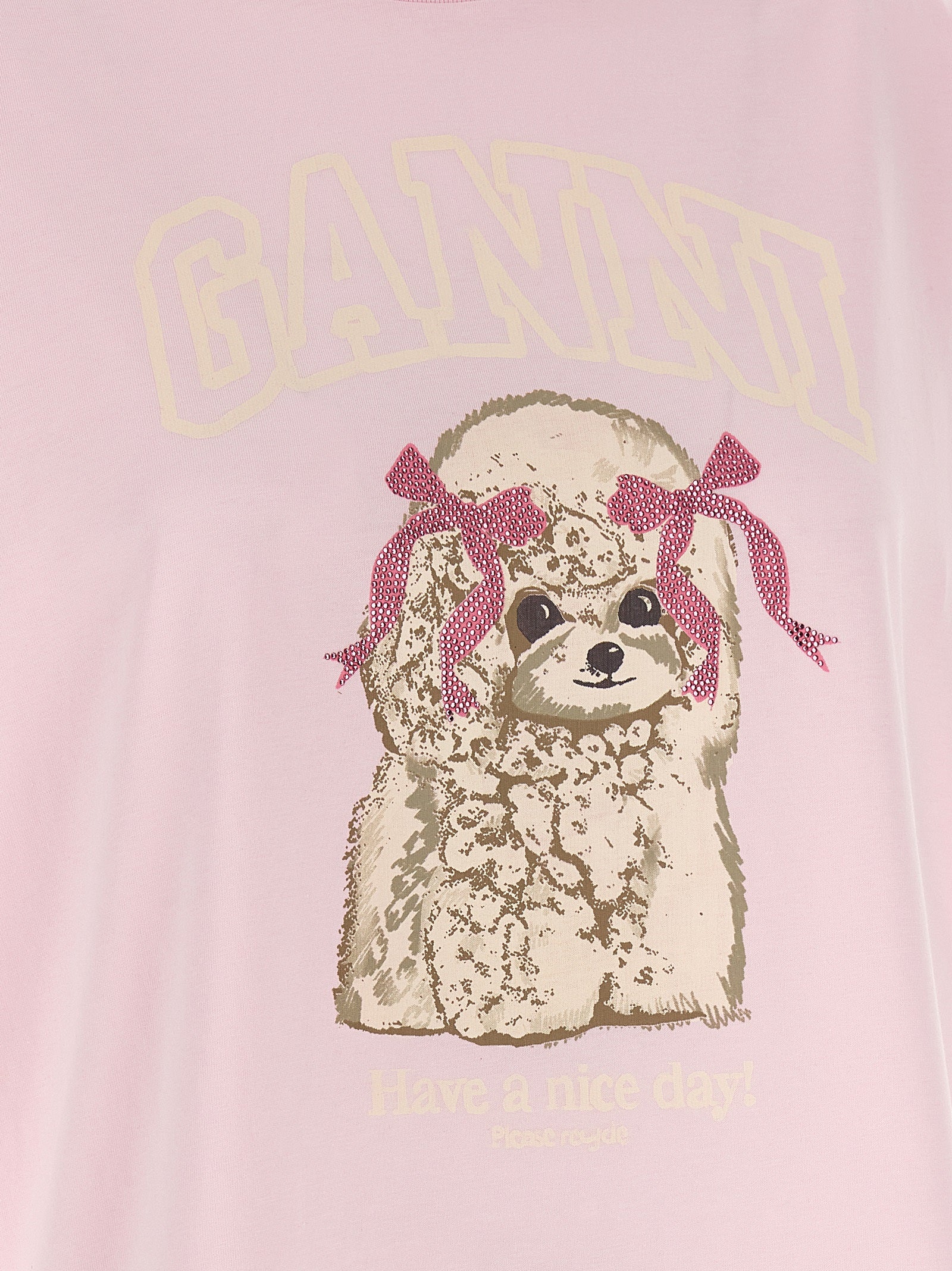 Ganni Women Printed T-Shirt GANNI