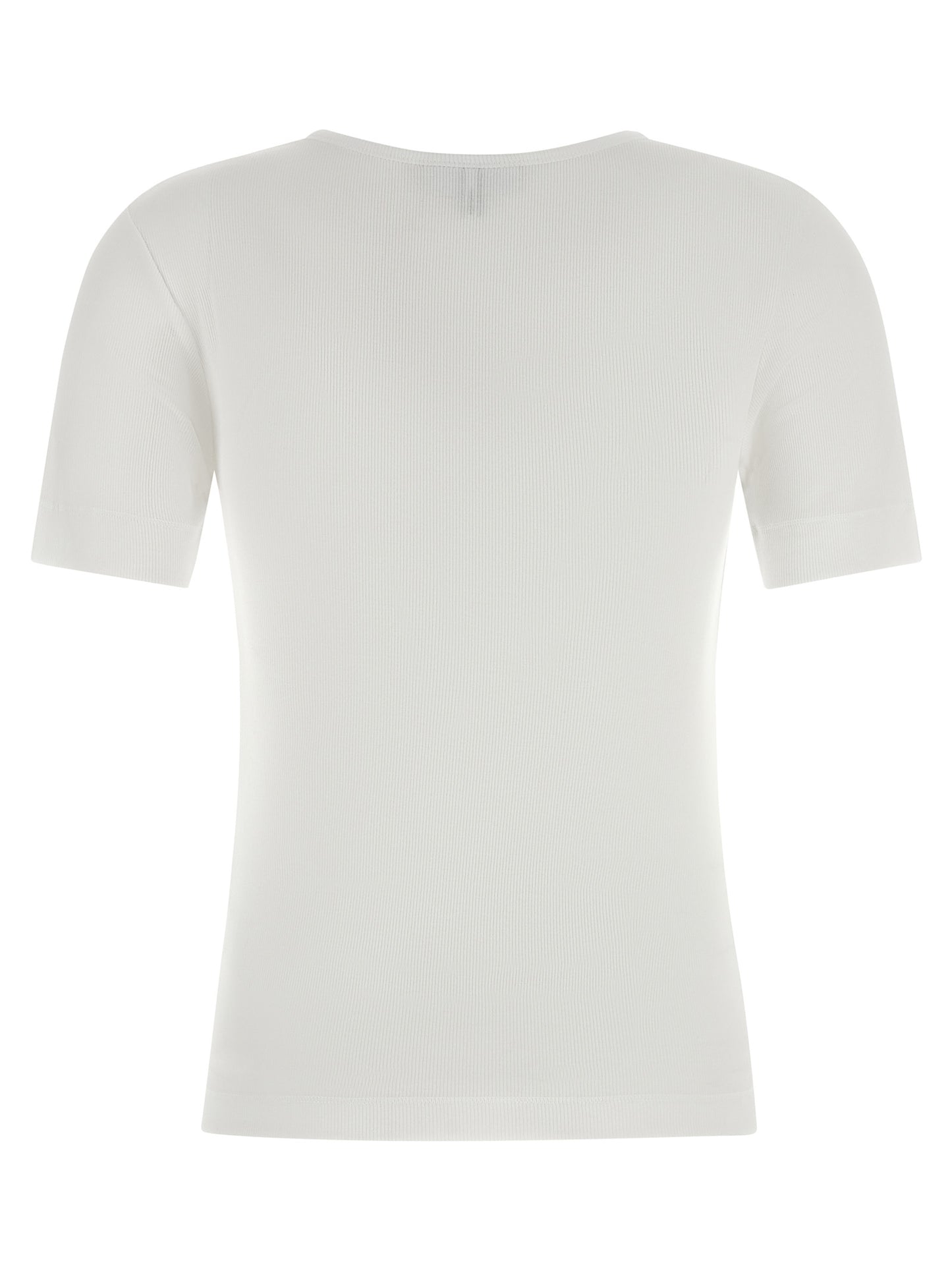 Ganni Women Logo Embroidery T-Shirt GANNI