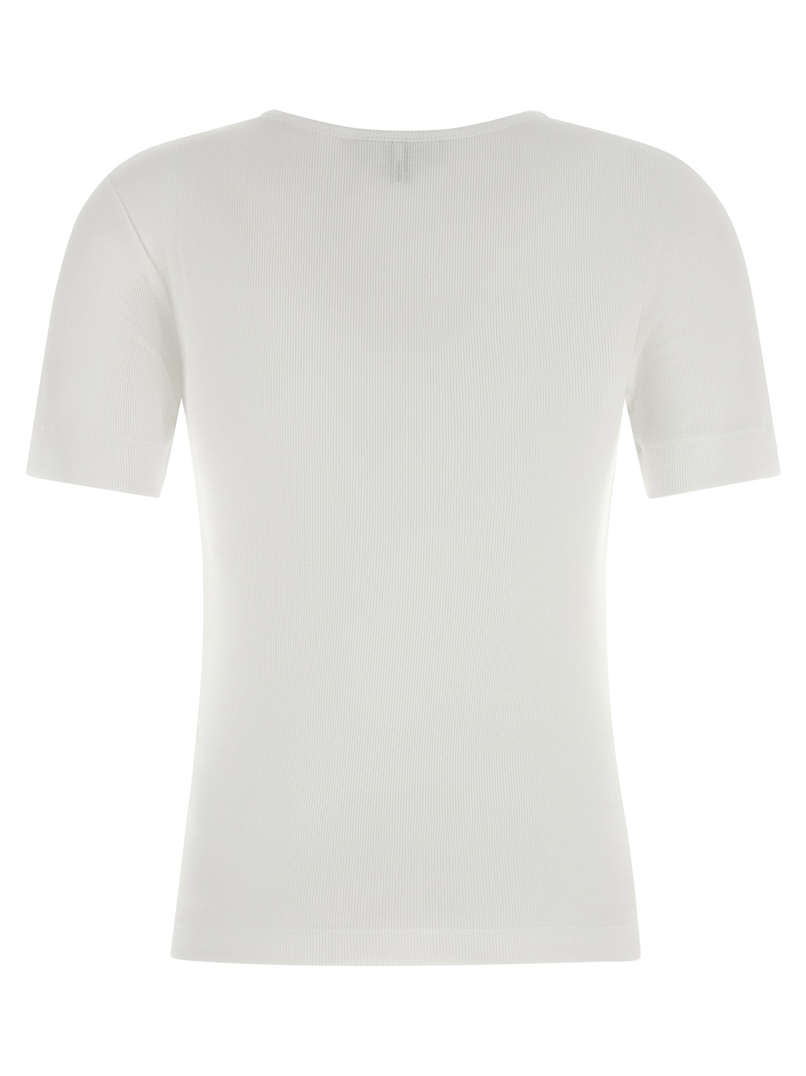 Ganni Women Logo Embroidery T-Shirt GANNI