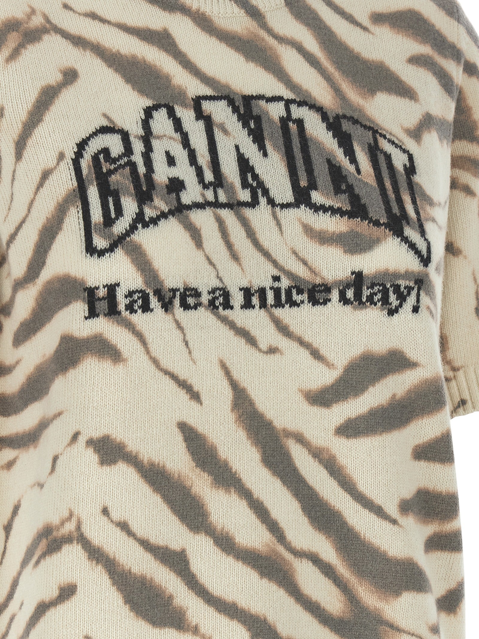 Ganni Women Logo Intarsia Sweater GANNI