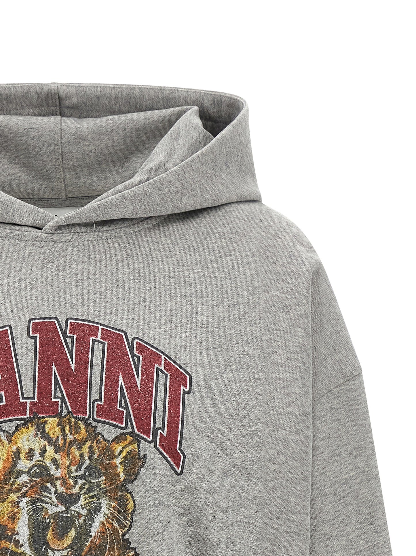 Ganni Women 'Grey Tiger' Hoodie GANNI