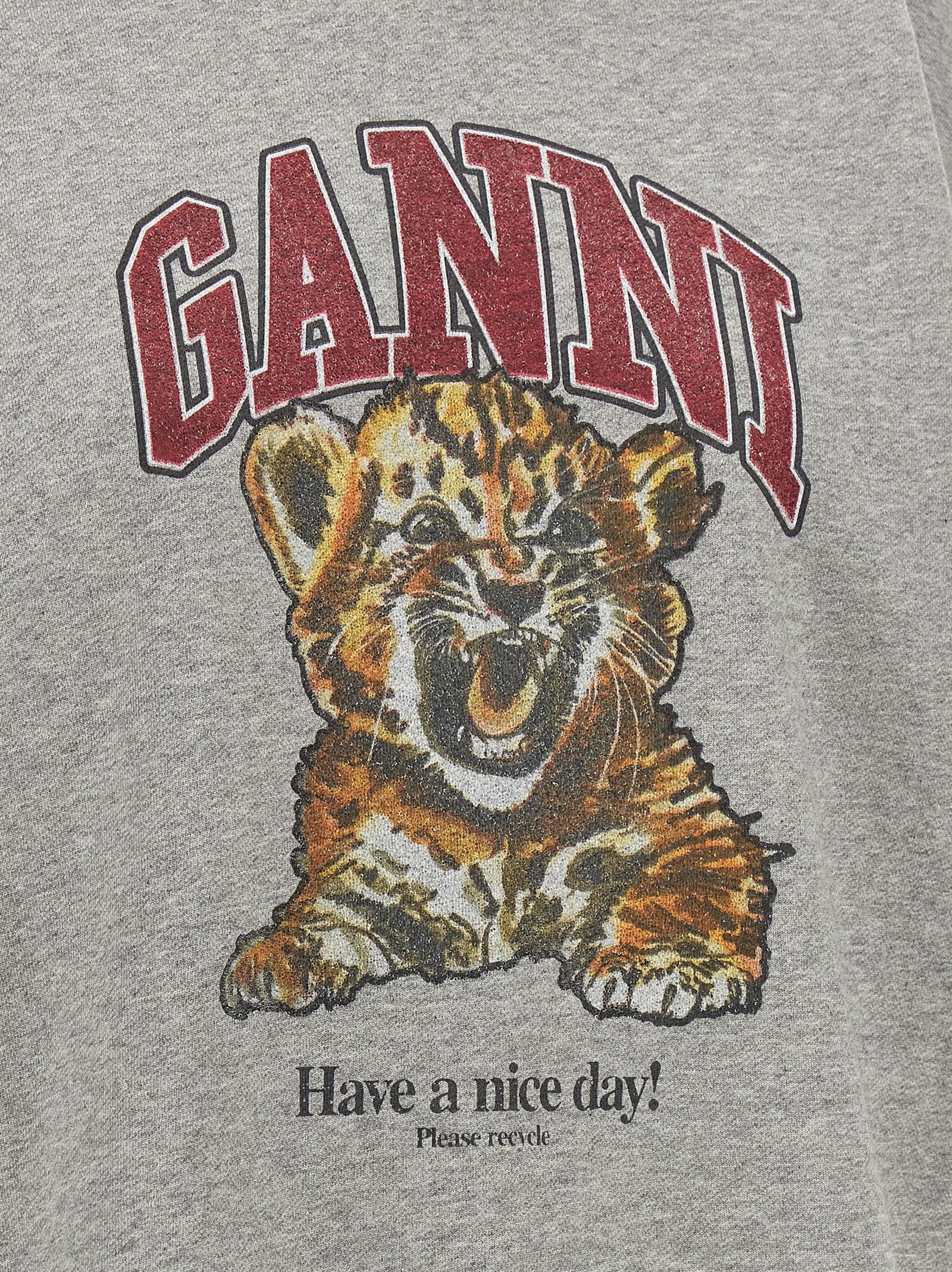 Ganni Women 'Grey Tiger' Hoodie GANNI