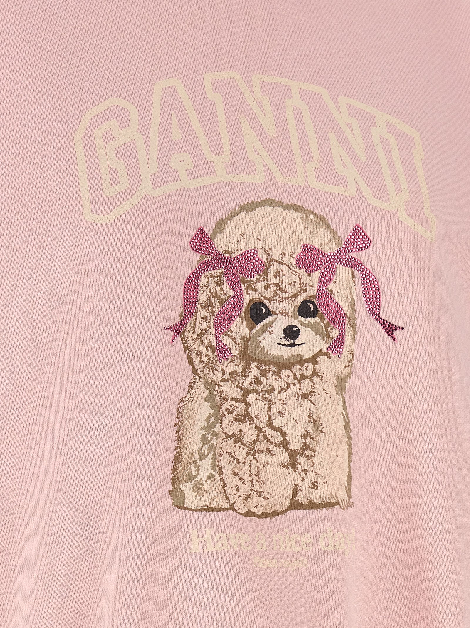 Ganni Women Front Print Sweatshirt GANNI