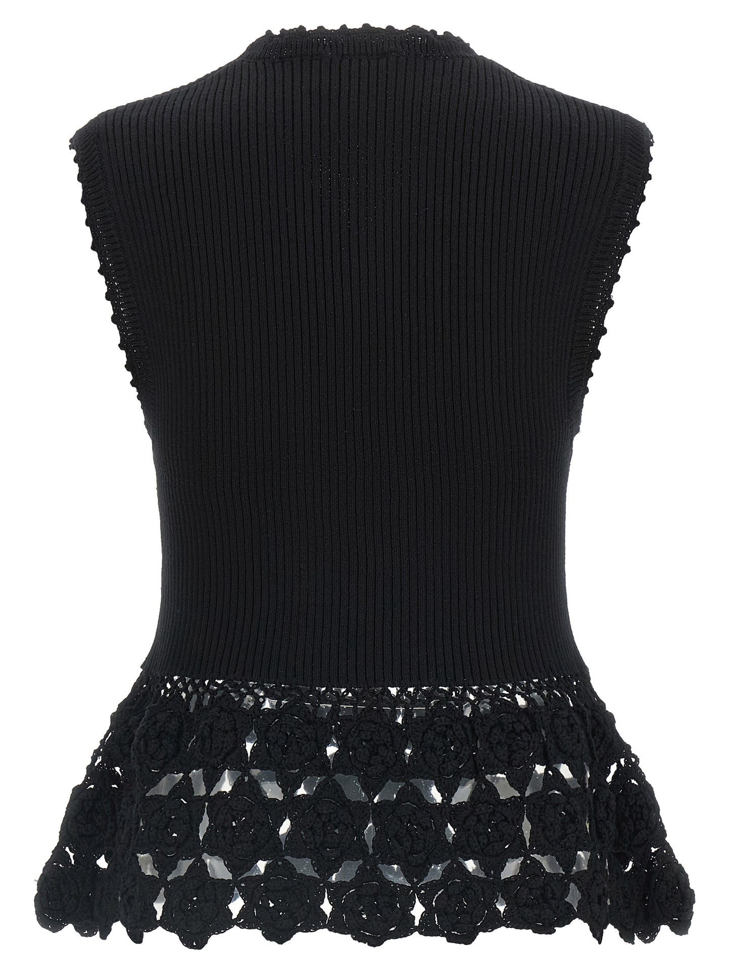 Ganni Women 'Cotton Crochet' Vest GANNI