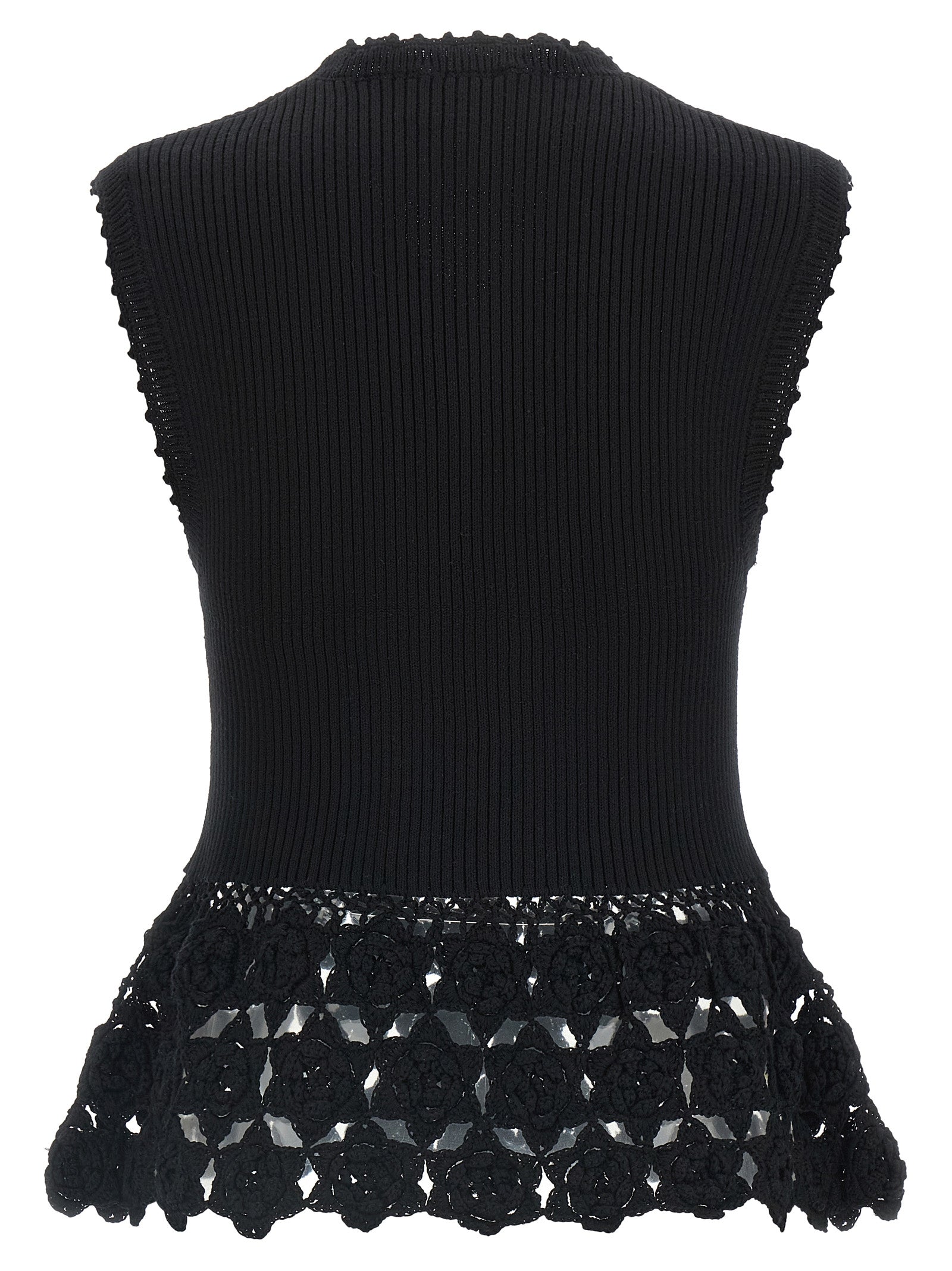 Ganni Women 'Cotton Crochet' Vest GANNI