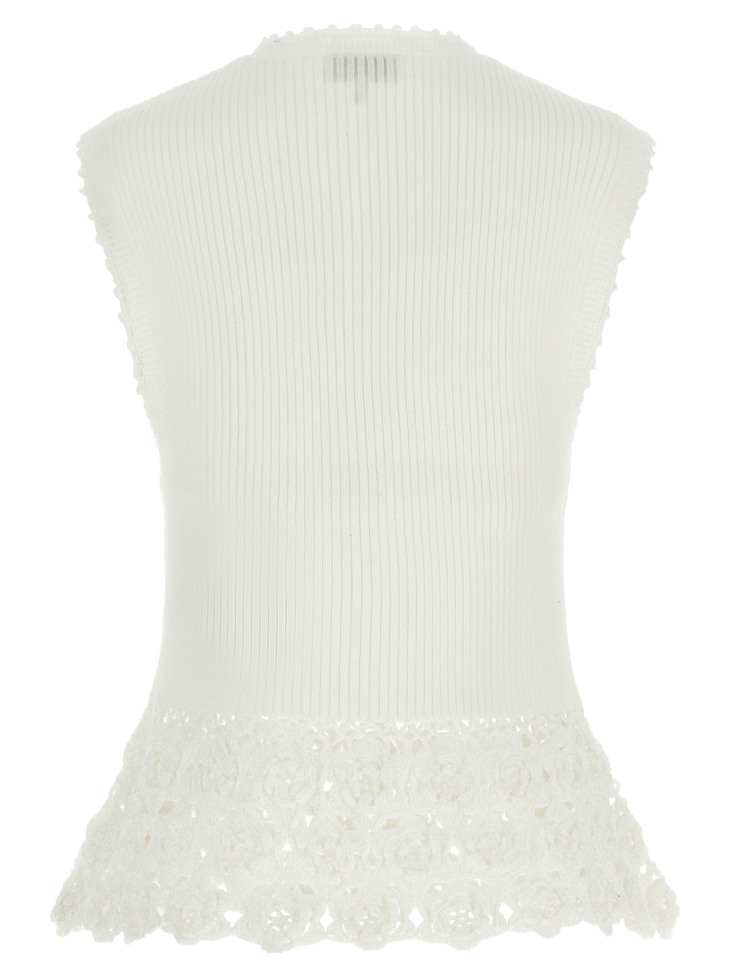 Ganni Women 'Cotton Crochet' Vest GANNI