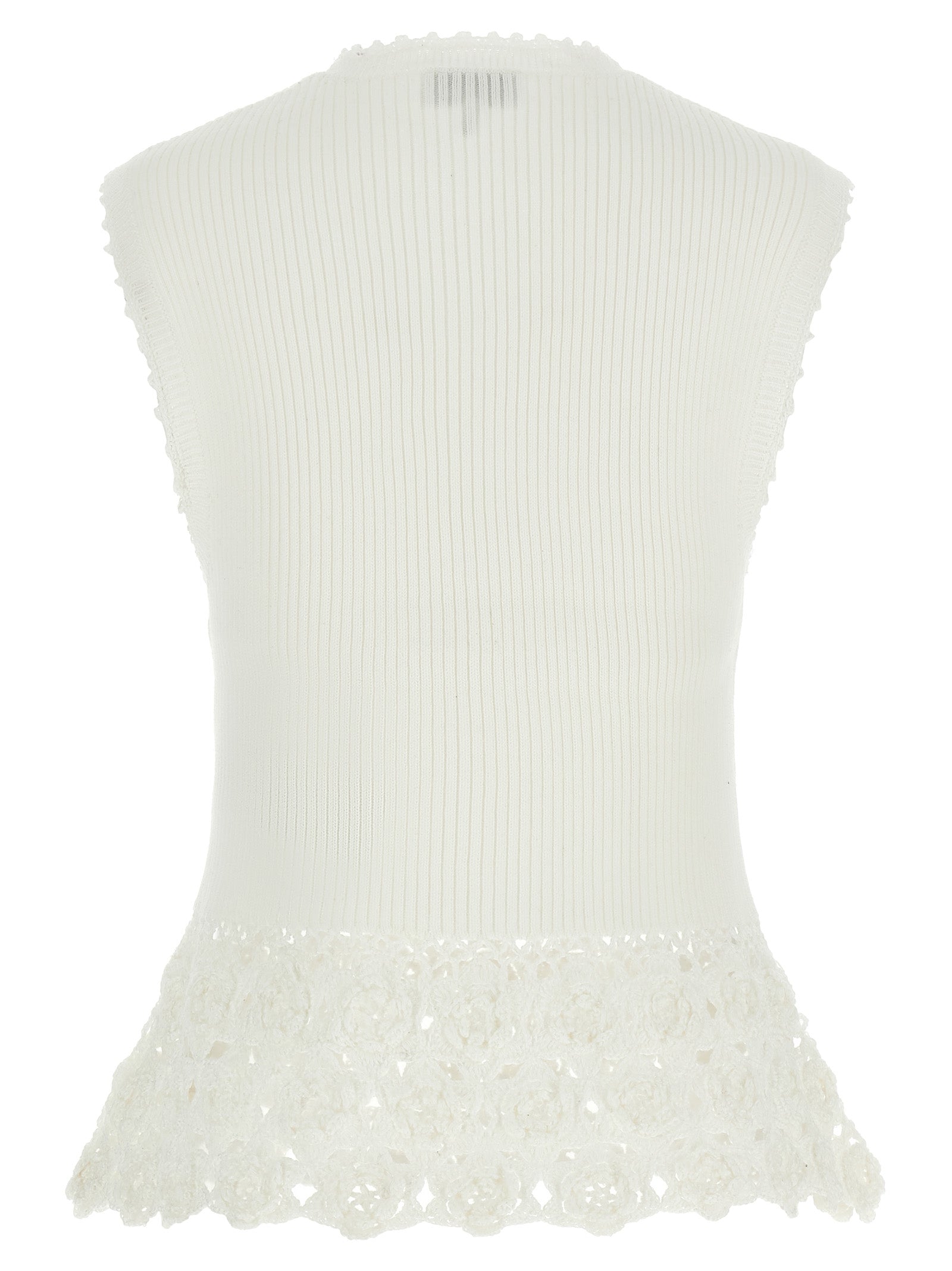 Ganni Women 'Cotton Crochet' Vest GANNI