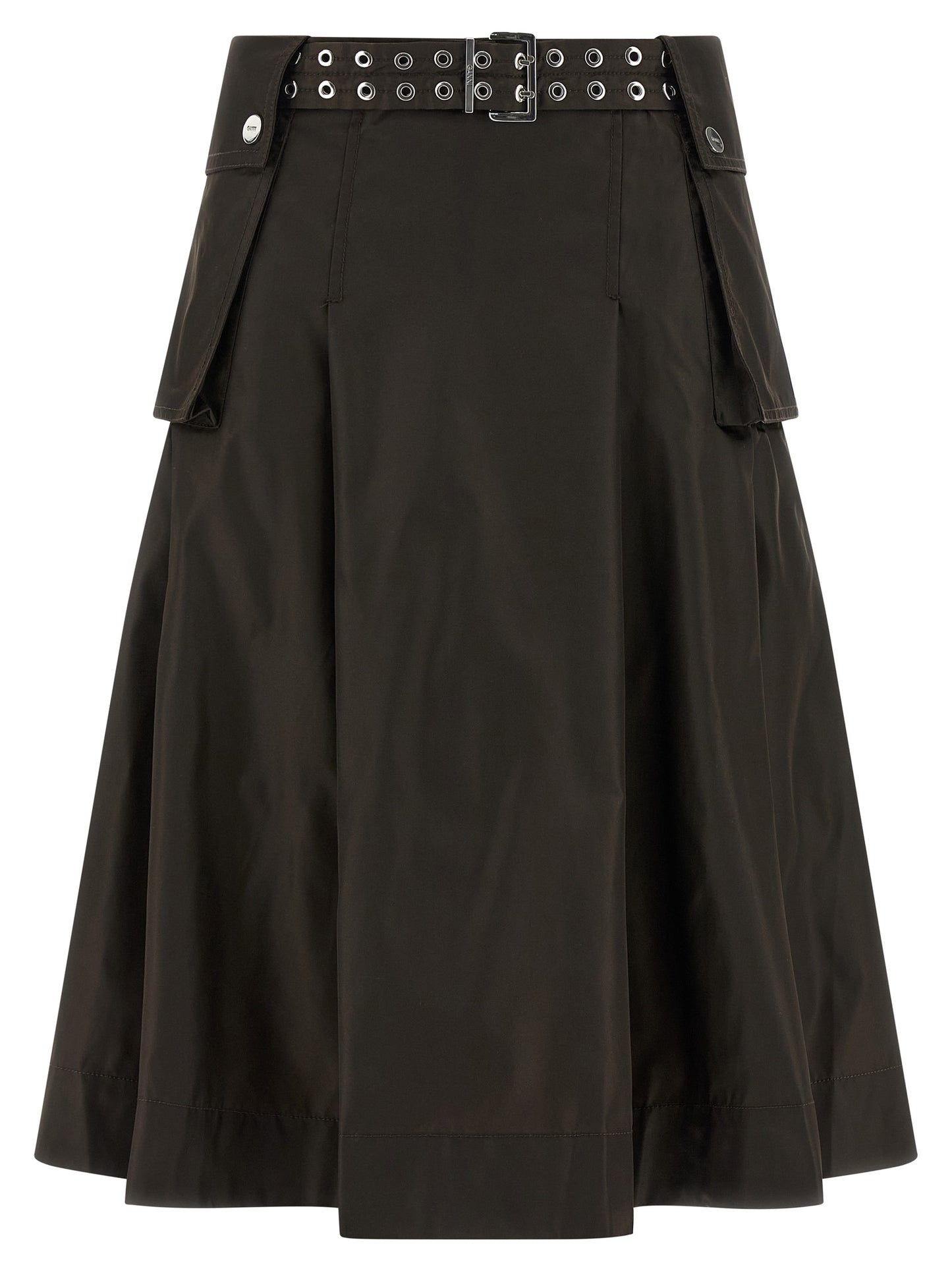 Ganni Women 'Duchesse Nylon Pleated' Skirt GANNI