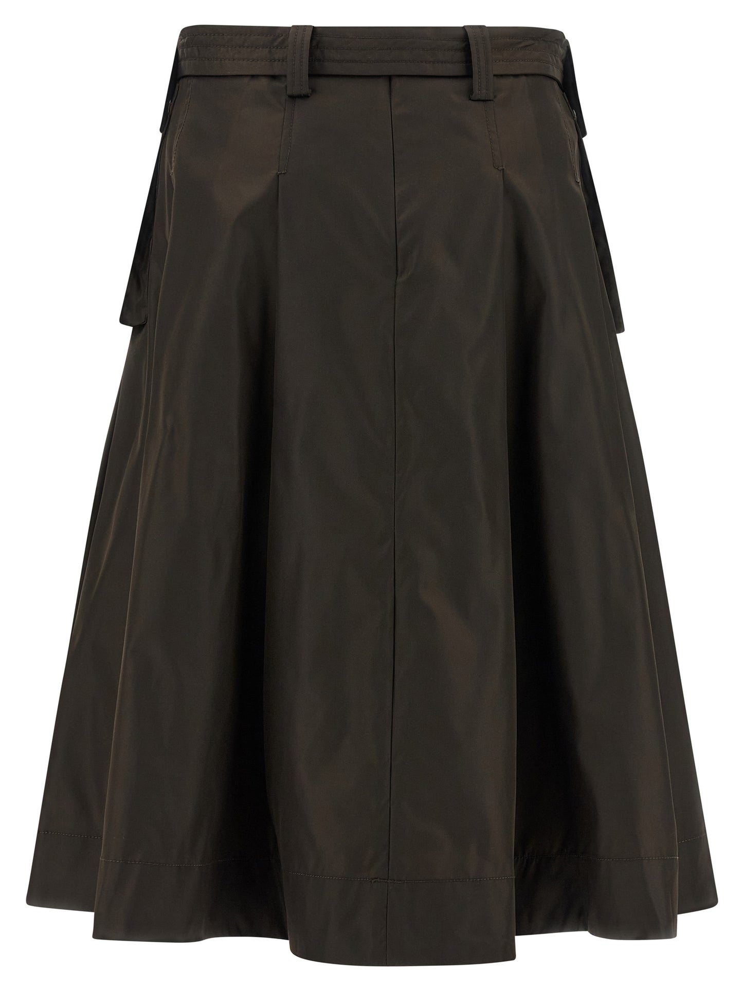 Ganni Women 'Duchesse Nylon Pleated' Skirt GANNI