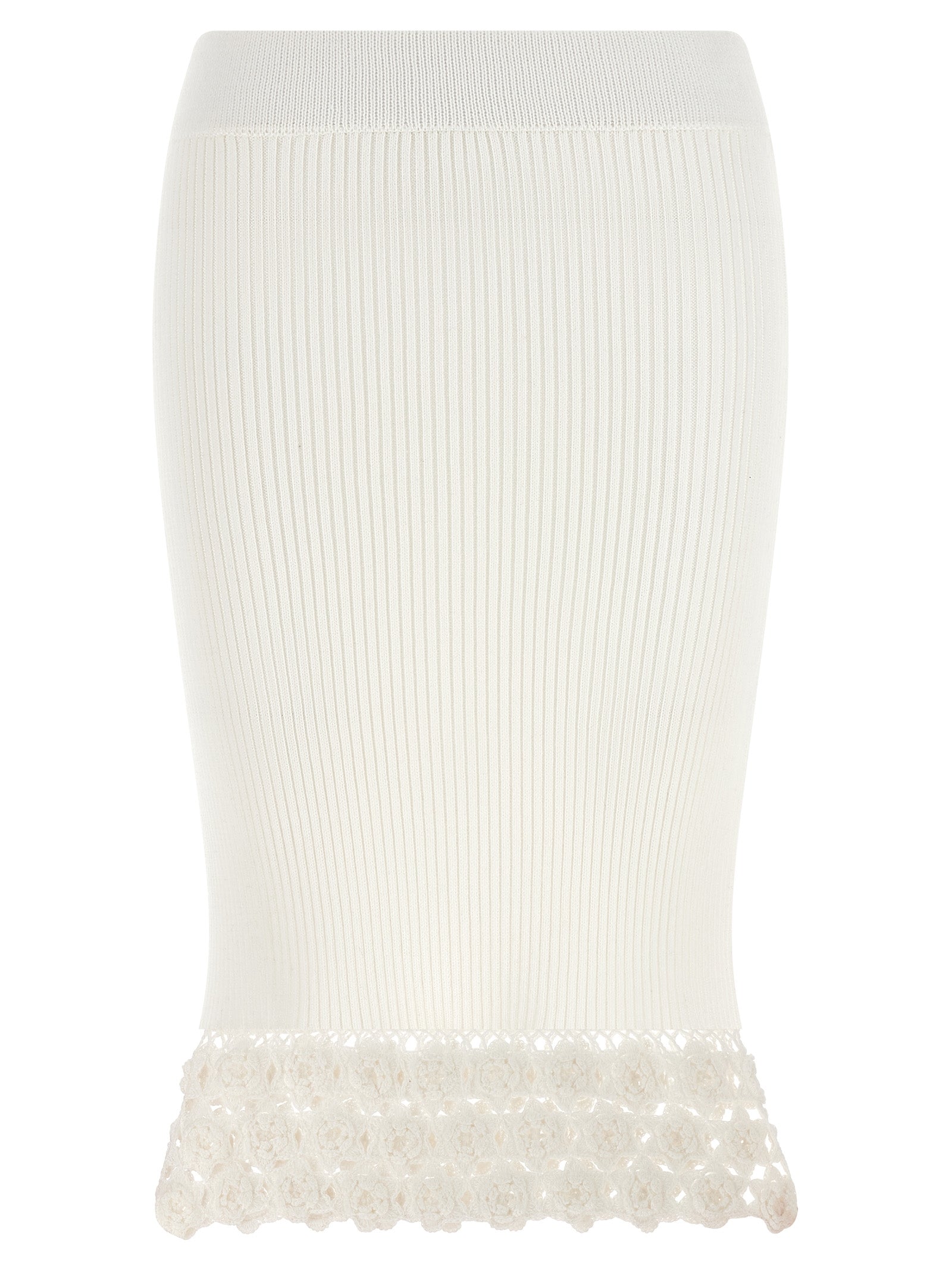 Ganni Women 'Cotton Crochet' Skirt GANNI