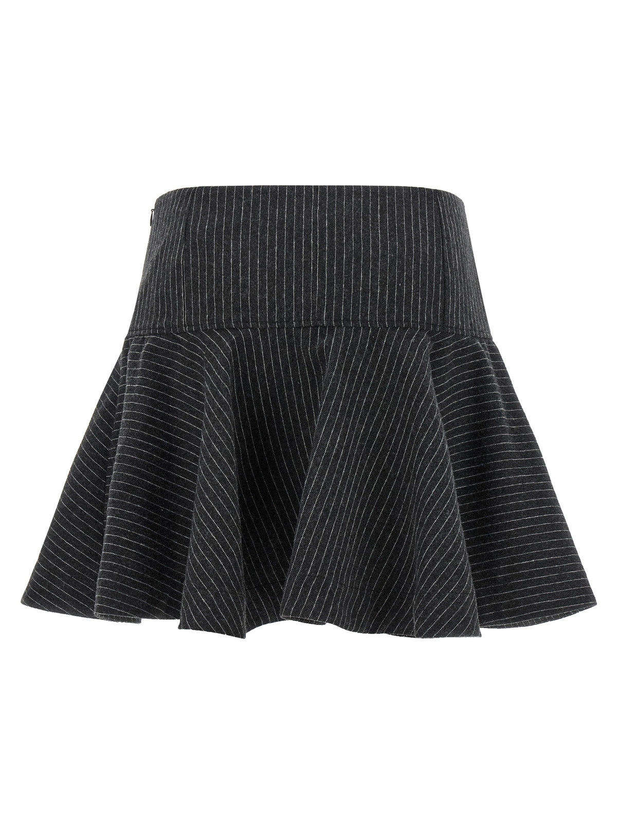 Ganni Women Pinstriped Flannel Skirt GANNI
