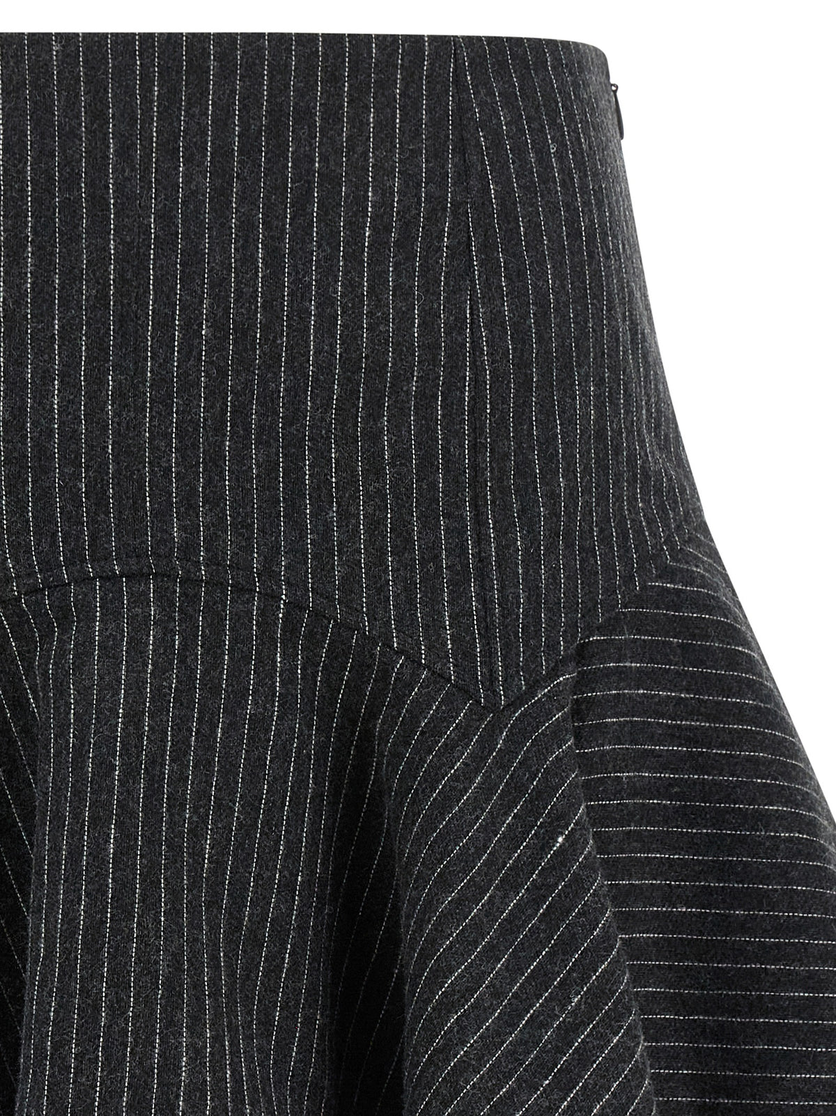Ganni Women Pinstriped Flannel Skirt GANNI