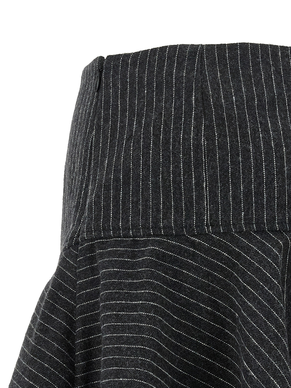 Ganni Women Pinstriped Flannel Skirt GANNI