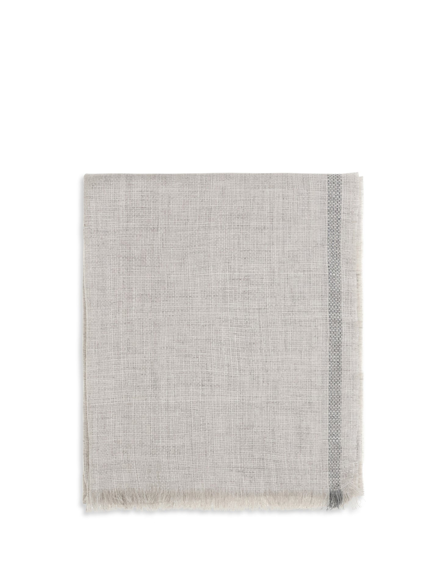 Brunello Cucinelli Men Fringed Scarf BRUNELLO CUCINELLI