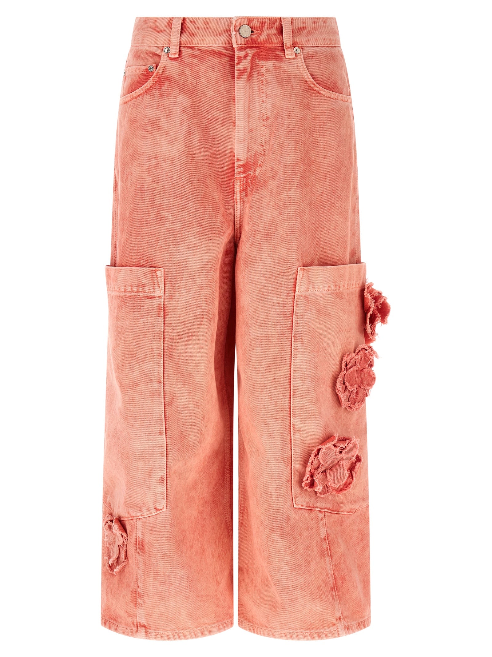 Ganni Women Cropped Jeans GANNI