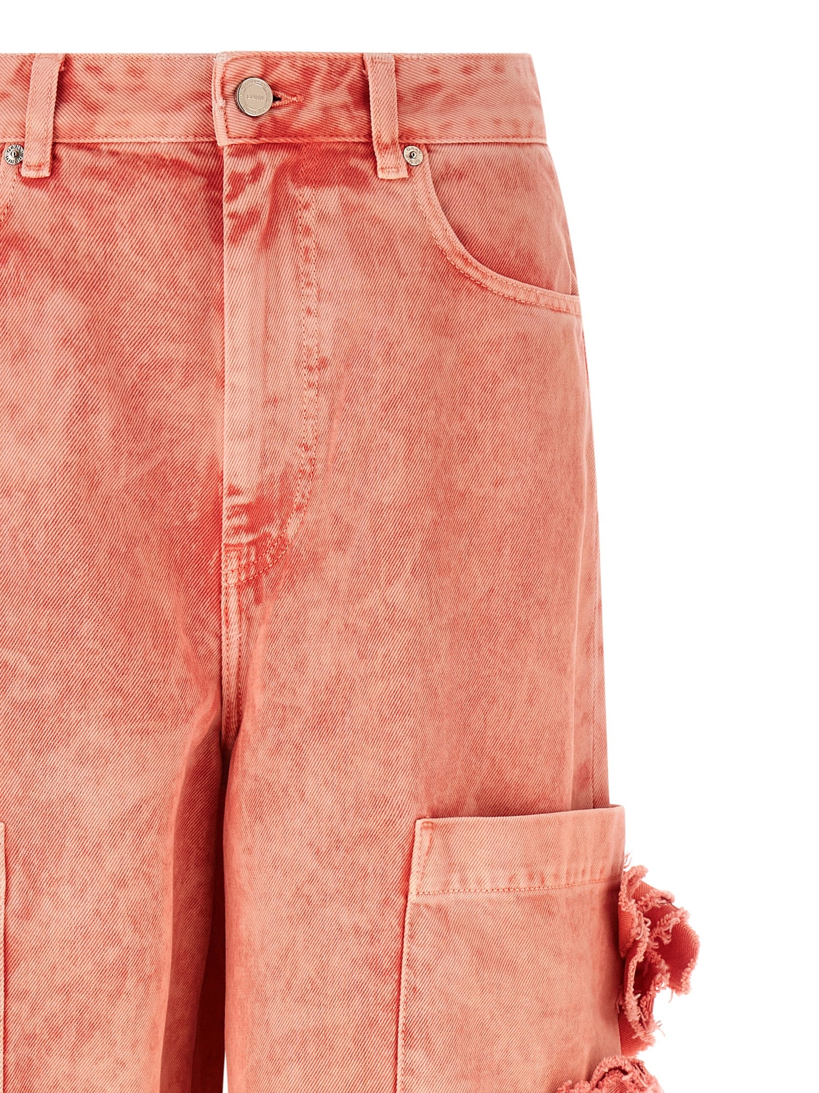 Ganni Women Cropped Jeans GANNI