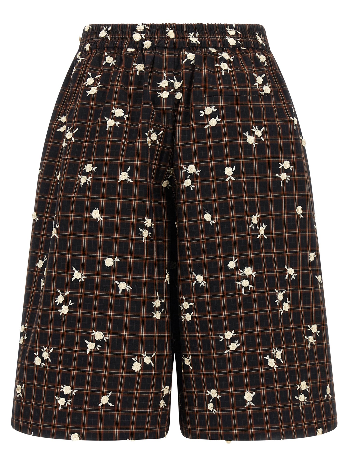 Ganni Women 'Check Flower' Bermuda Shorts GANNI