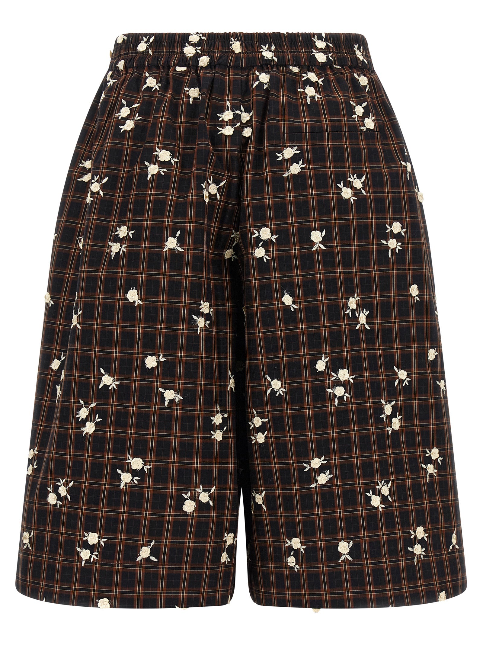 Ganni Women 'Check Flower' Bermuda Shorts GANNI