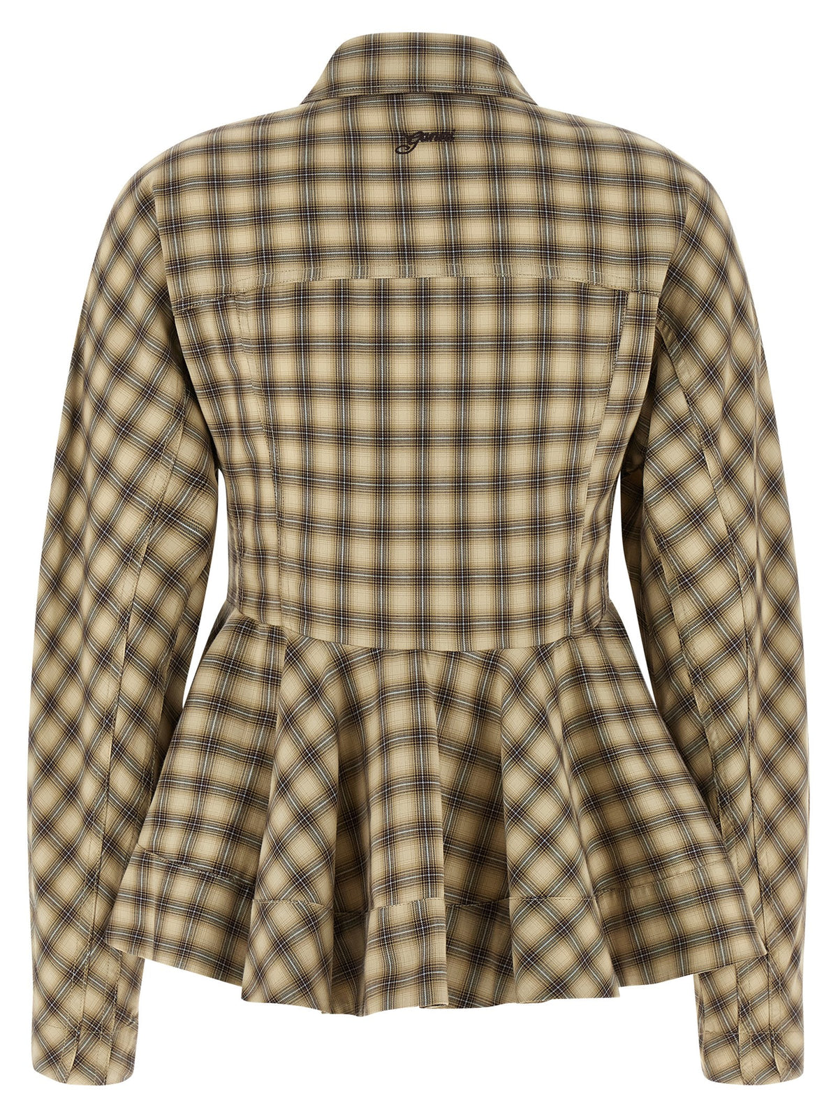 Ganni Women 'Check Flannel Peplum' Shirt GANNI