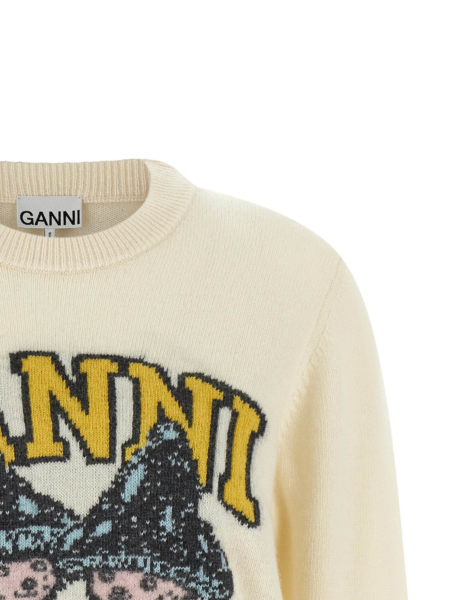 Ganni Women Sweater With Intarsia GANNI