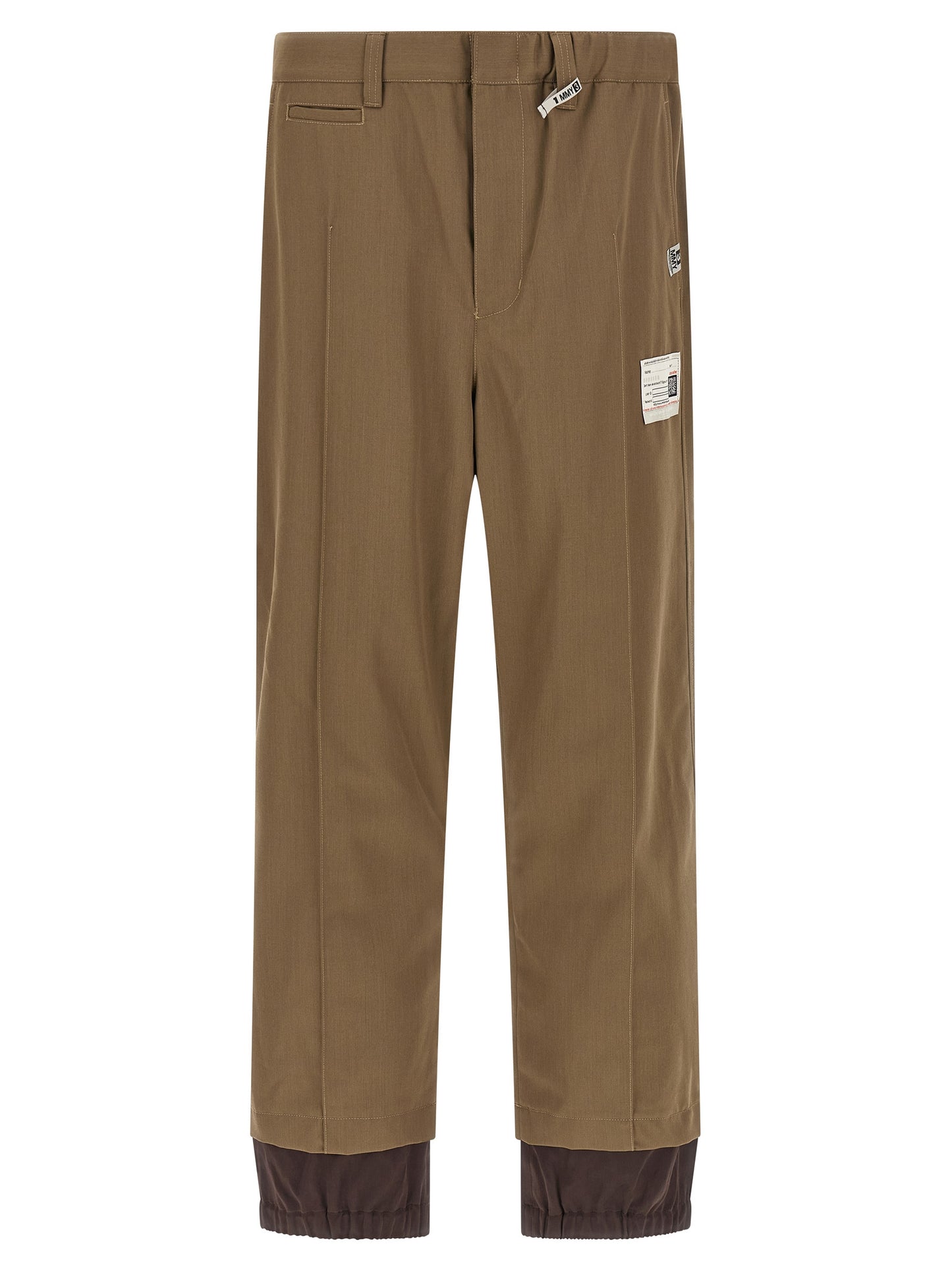 Maison Mihara Yasuhiro Men 'Mix Layered Wool Gabardine' Pants MAISON MIHARA YASUHIRO