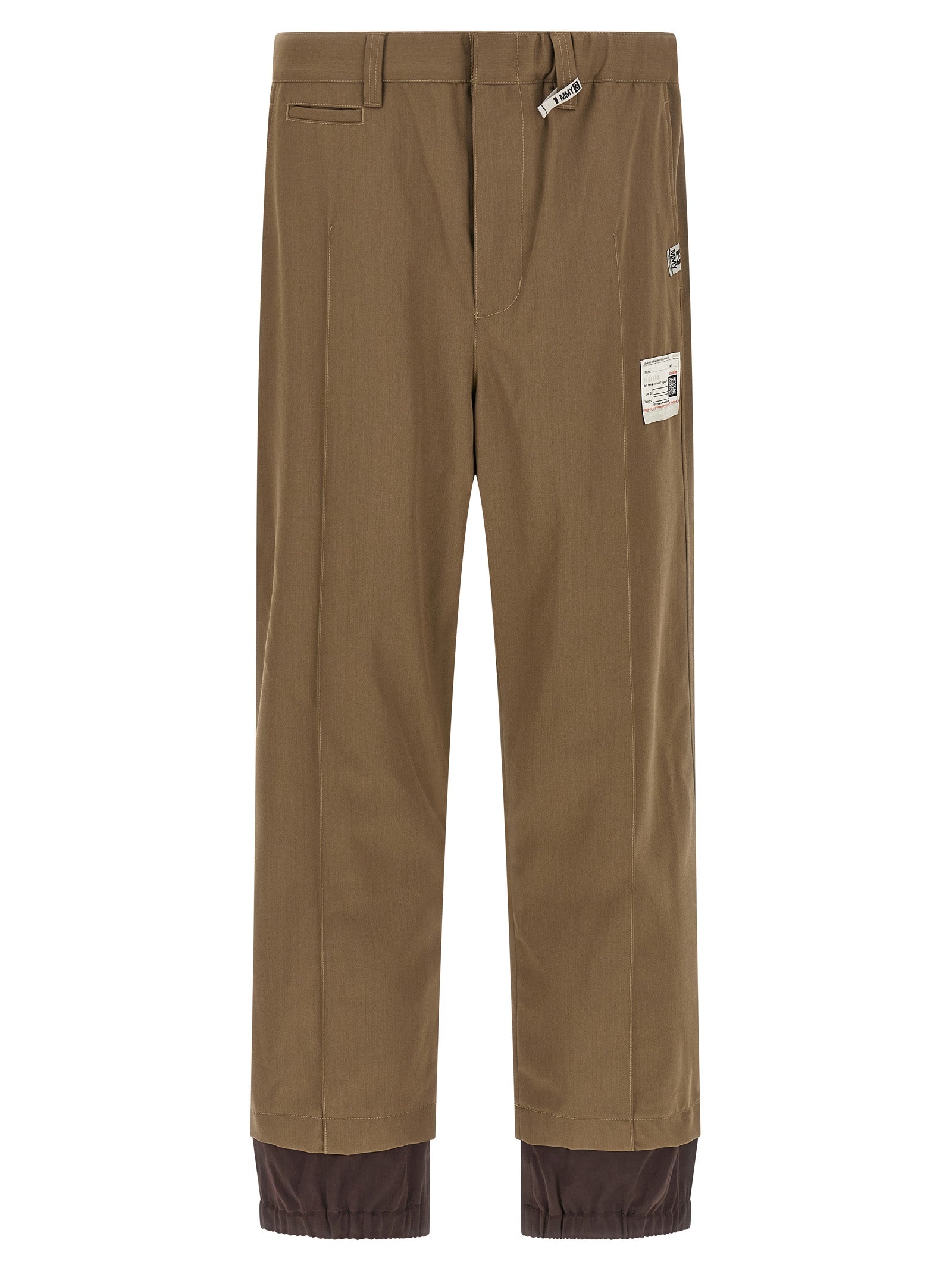 Maison Mihara Yasuhiro Men 'Mix Layered Wool Gabardine' Pants MAISON MIHARA YASUHIRO