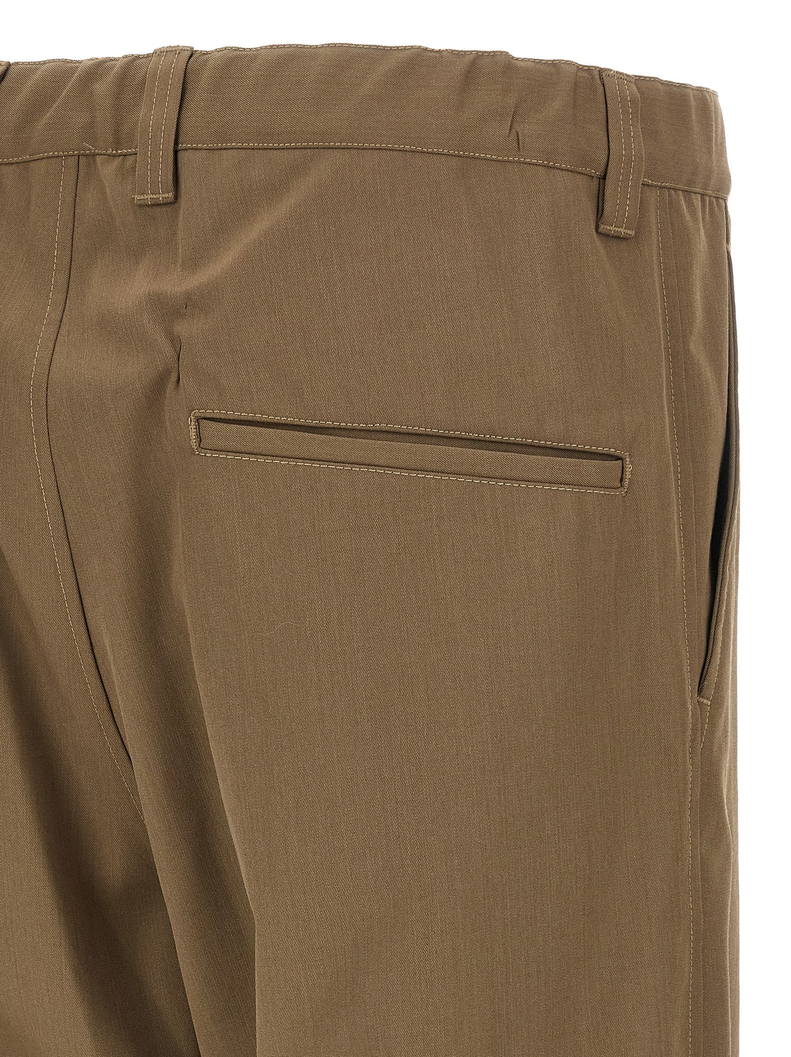 Maison Mihara Yasuhiro Men 'Mix Layered Wool Gabardine' Pants MAISON MIHARA YASUHIRO