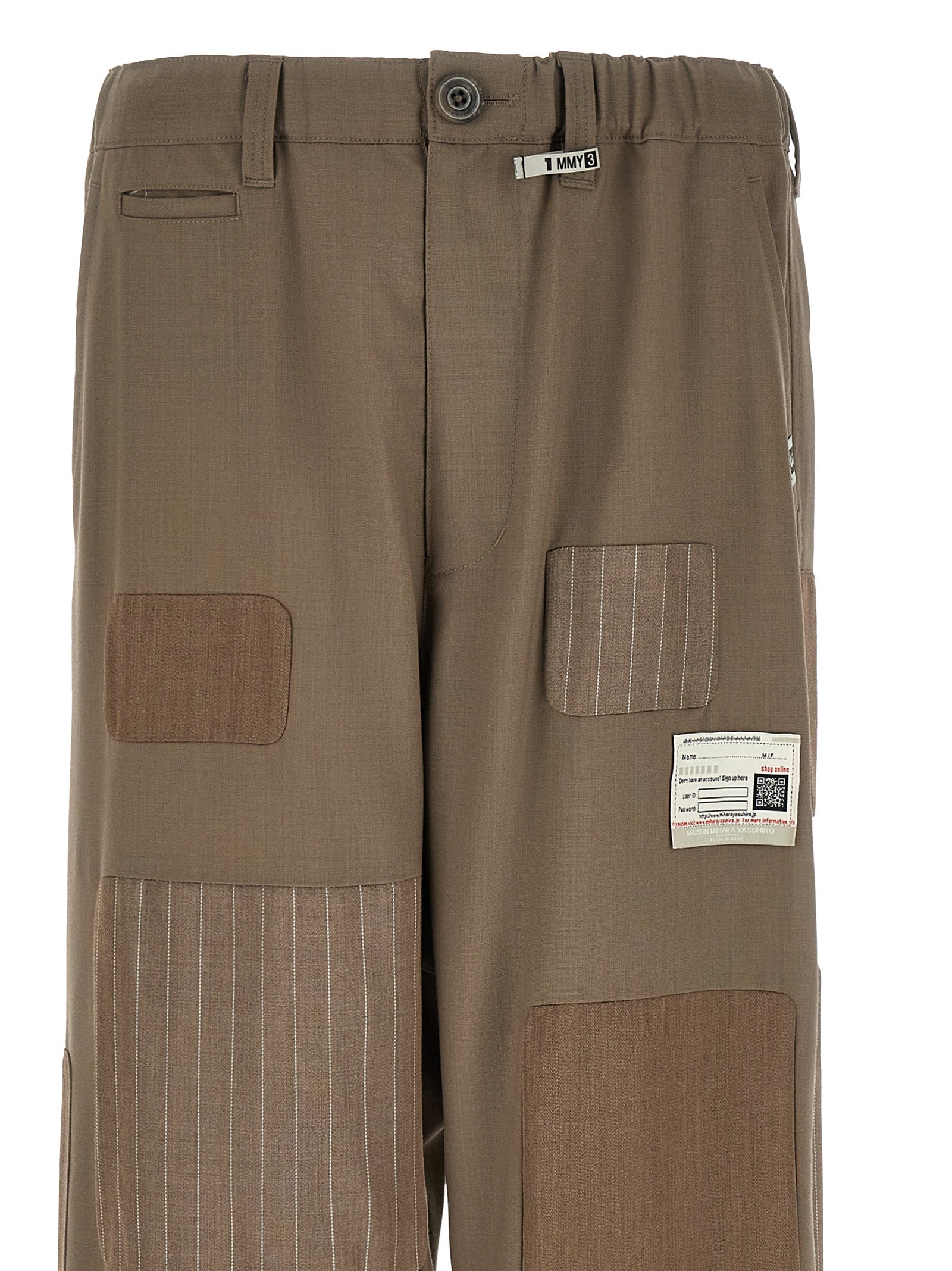 Maison Mihara Yasuhiro Men 'Repaired Wool' Pants MAISON MIHARA YASUHIRO