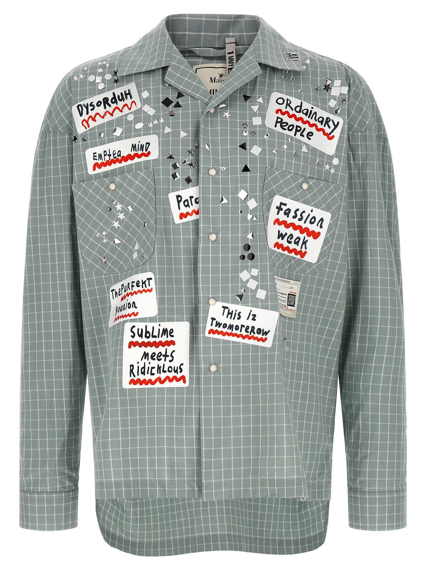 Maison Mihara Yasuhiro Men Shirt Adhesive Decorations