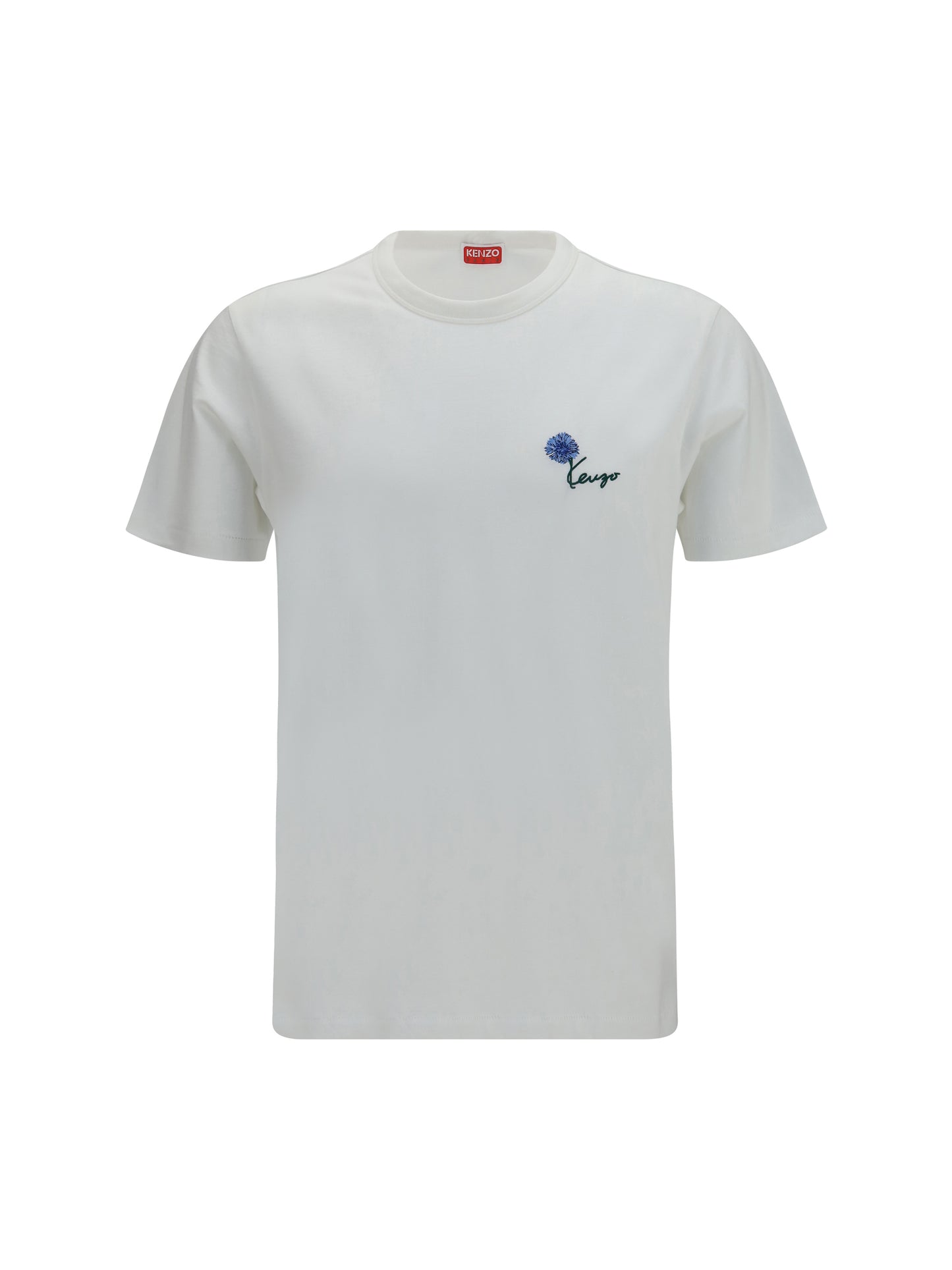 Kenzo Men Kenzo Tulip Embroidered Cotton T-Shirt KENZO