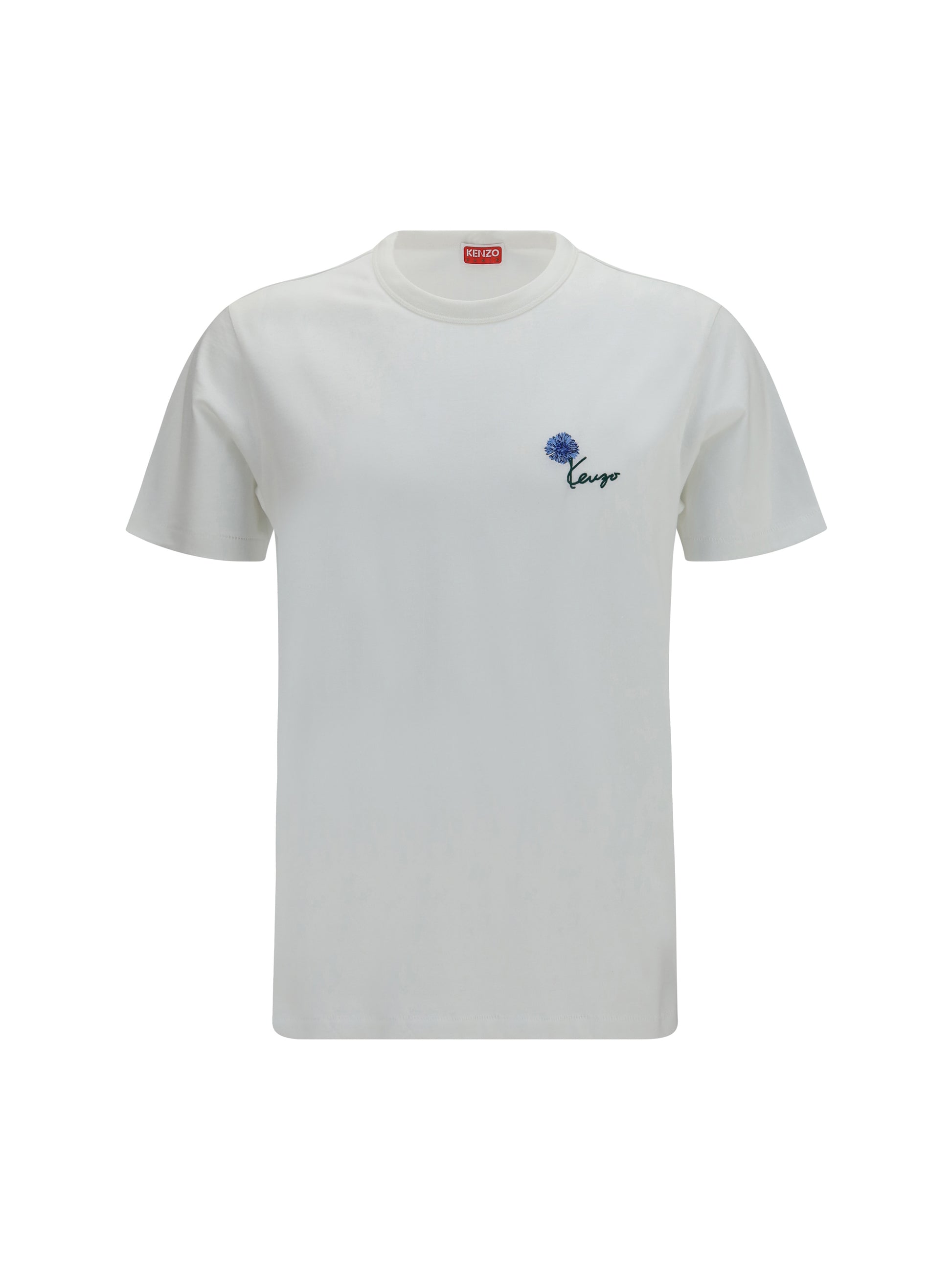 Kenzo Men Kenzo Tulip Embroidered Cotton T-Shirt KENZO