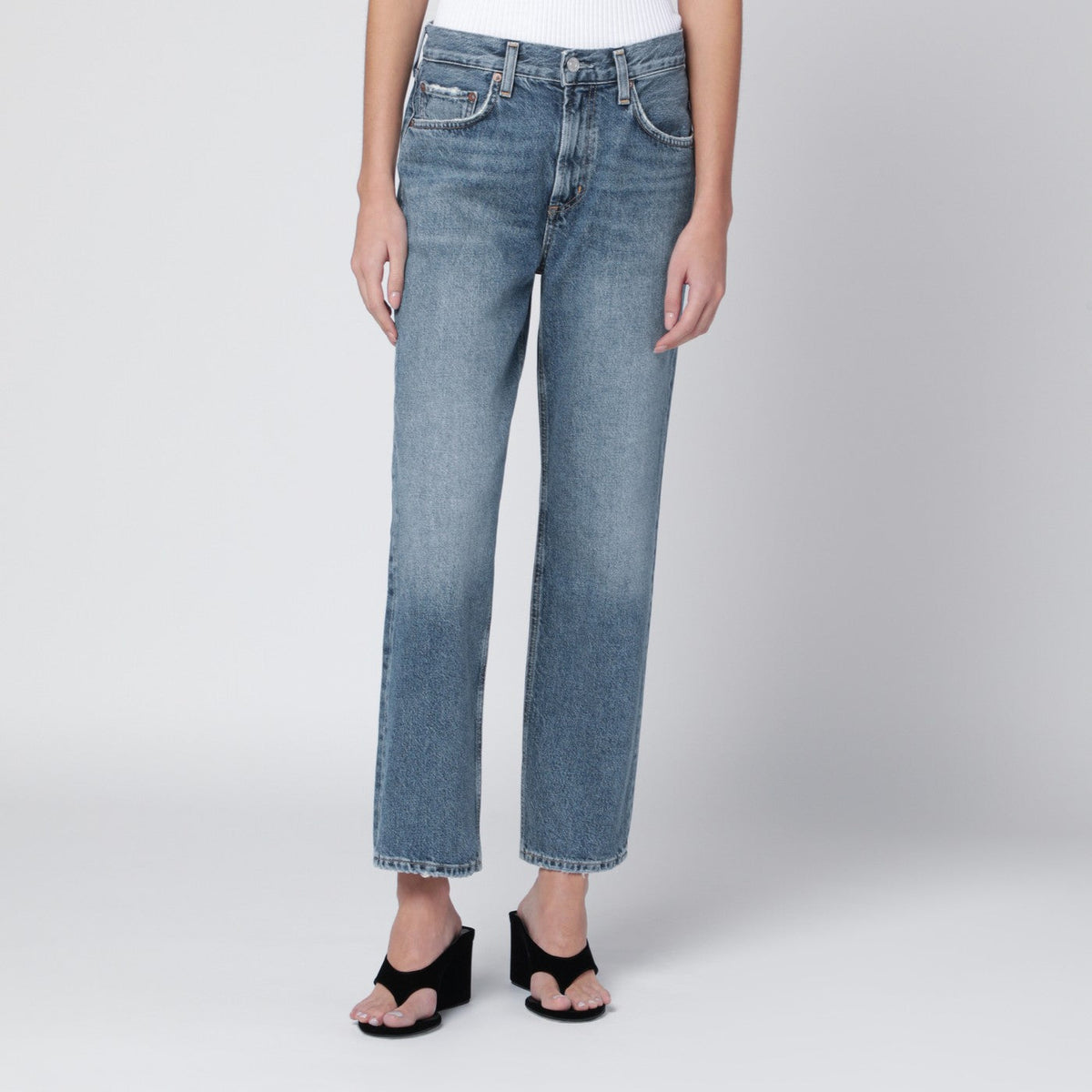 Agolde Valen Jeans In Surround Blue Women AGOLDE