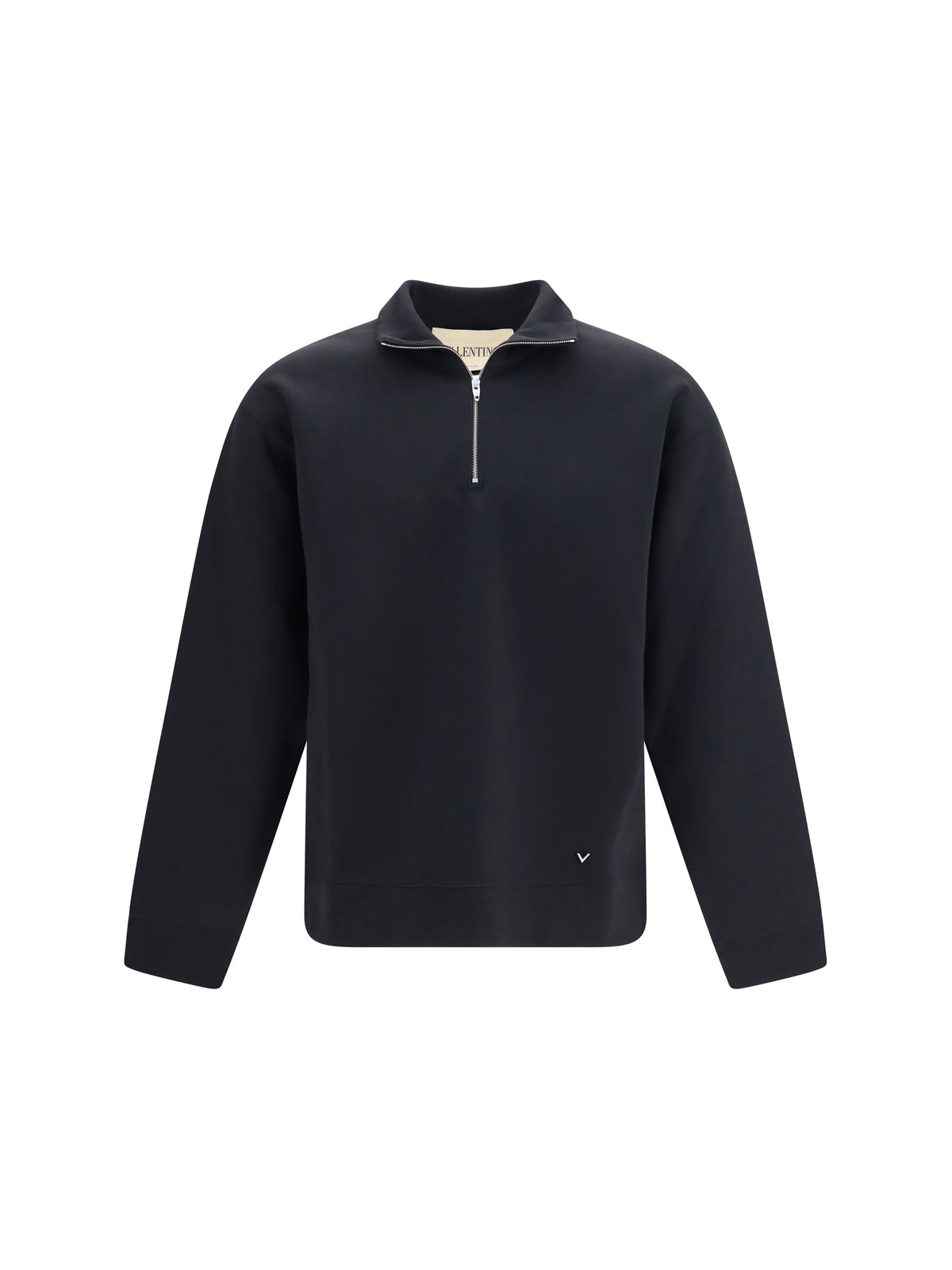 Valentino Men Half-Zip High-Neck Jersey Sweatshirt VALENTINO