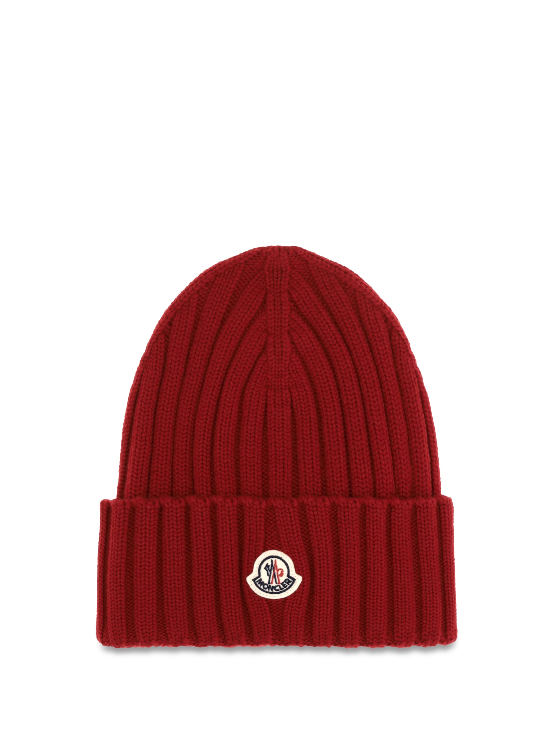 Moncler Women Wool Beanie With Logo MONCLER