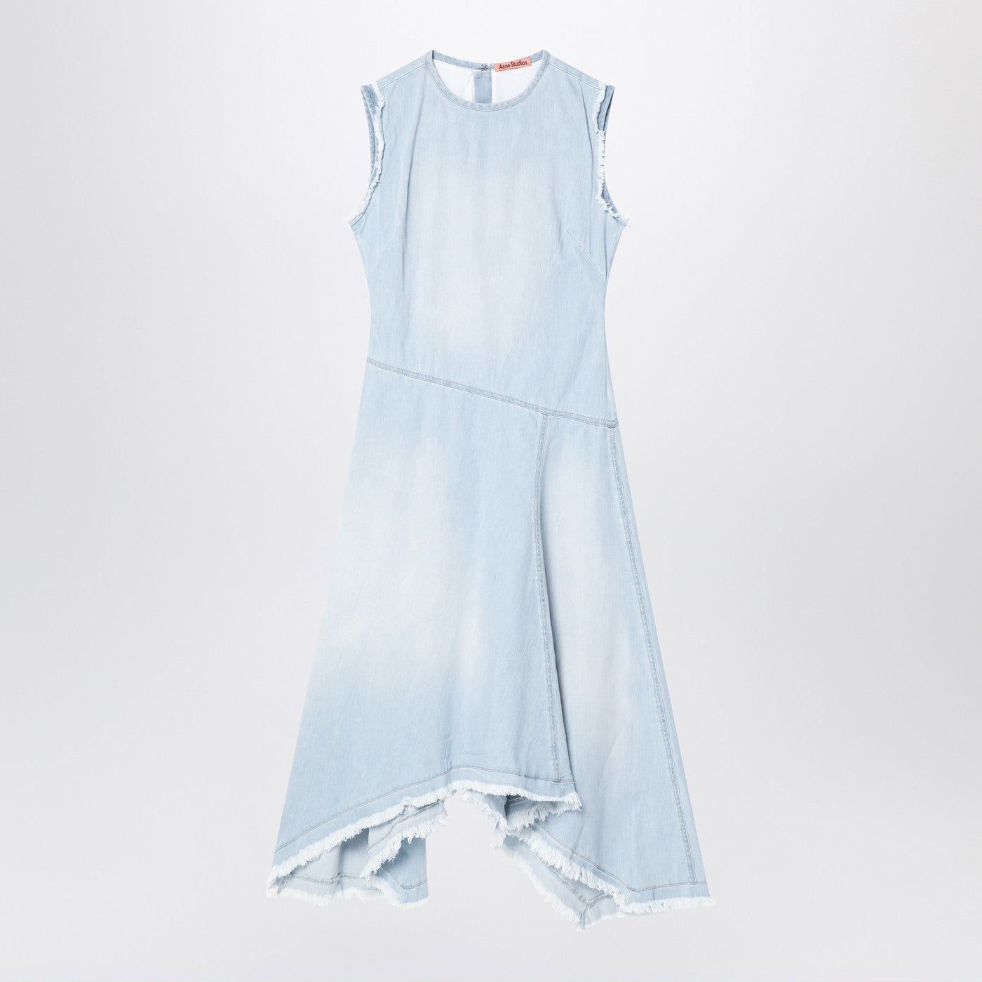 Acne Studios Light Blue Denim Asymmetric Dress Women ACNE STUDIOS