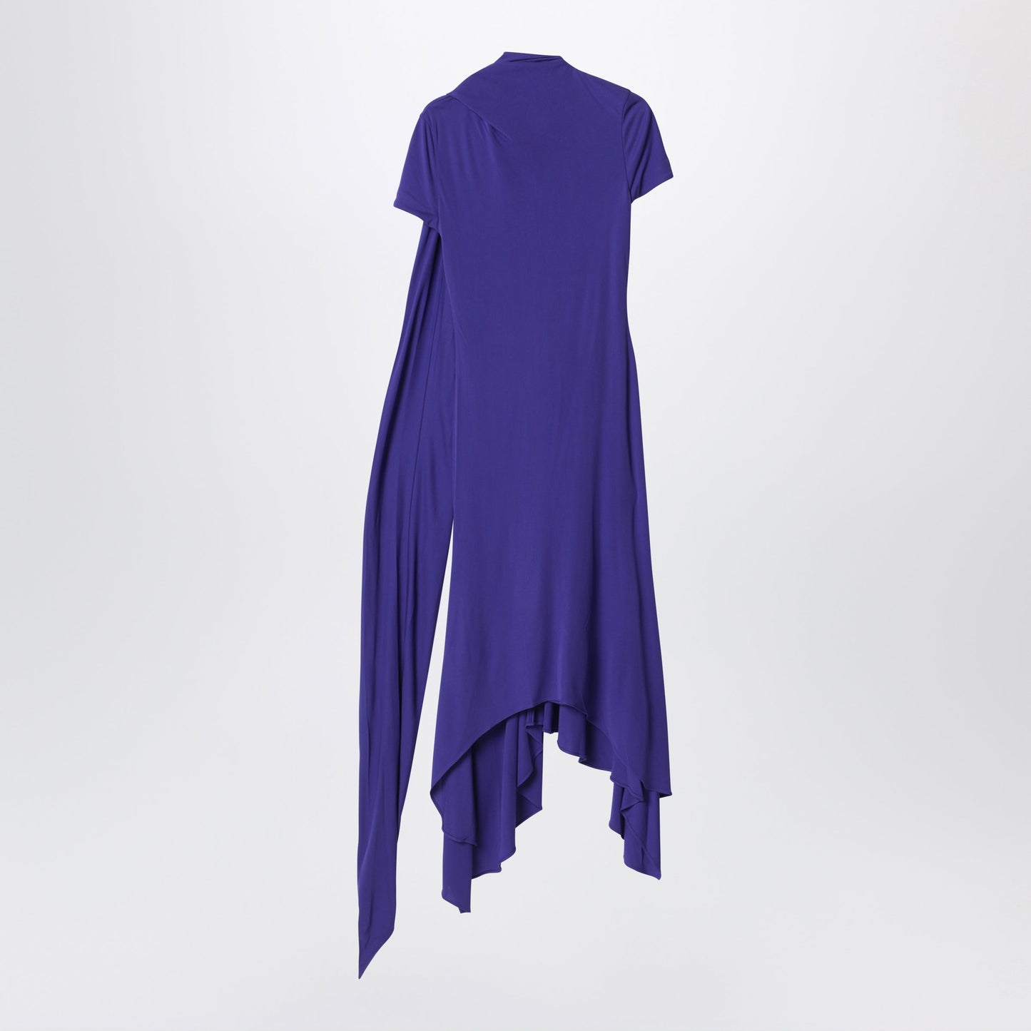 Acne Studios Layered Midi Dress Deep Purple Women ACNE STUDIOS