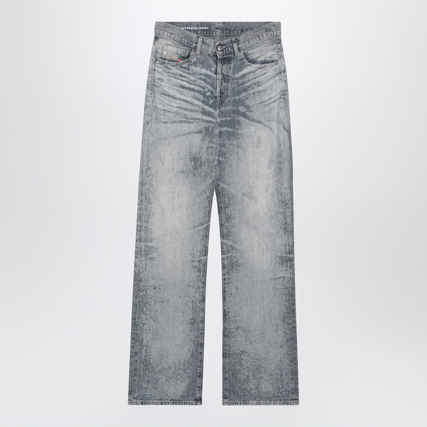 Diesel 1971 D-Sent Jeans In Light Blue Stonewashed Denim Women DIESEL