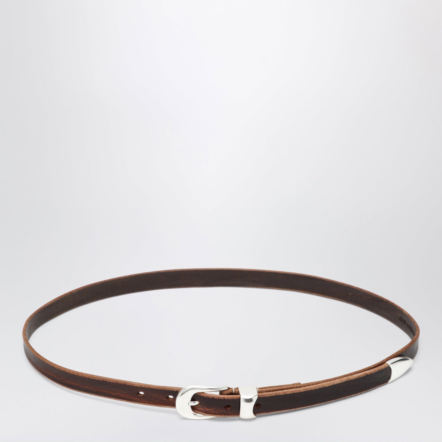 Our Legacy Olega Belt In Brown Calfskin Leather Men OUR LEGACY