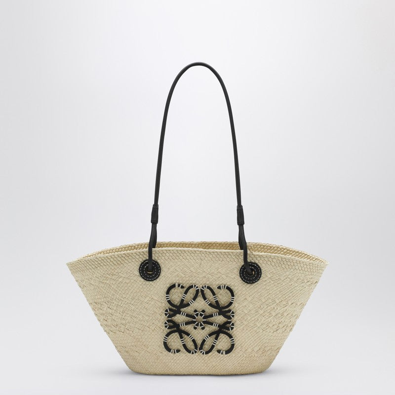 Loewe Anagram Basket Small Bag In Iraca Palm Women LOEWE