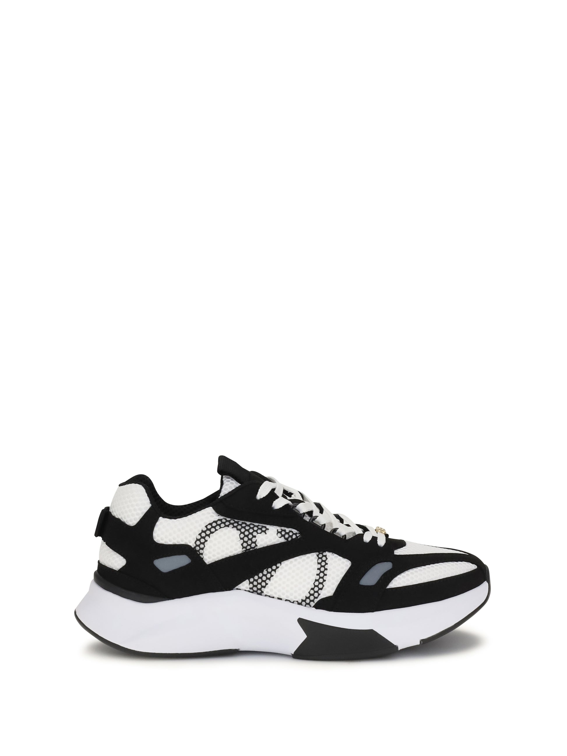 Valentino Garavani Men Demivee Mesh And Suede Sneakers VALENTINO GARAVANI
