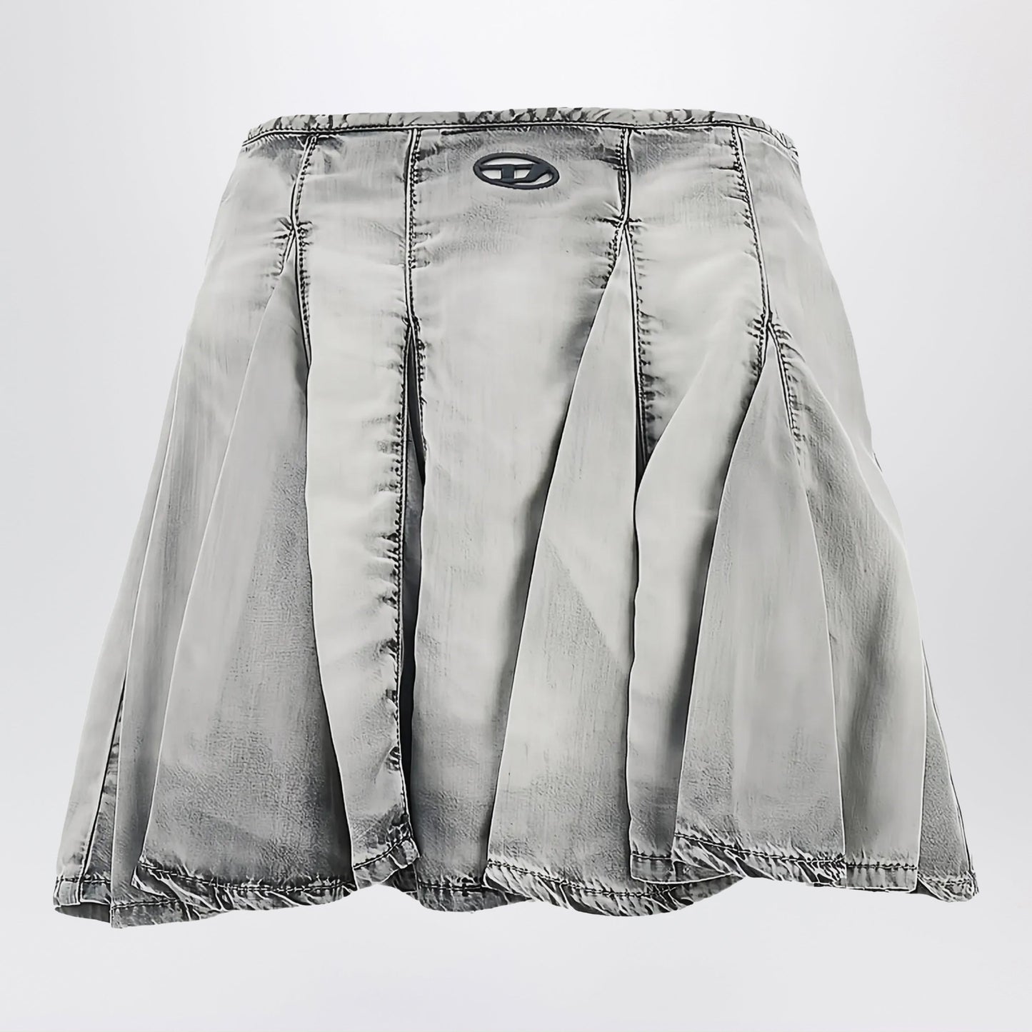 Diesel De-Spiki Stonewashed Lyocell Skirt Women DIESEL