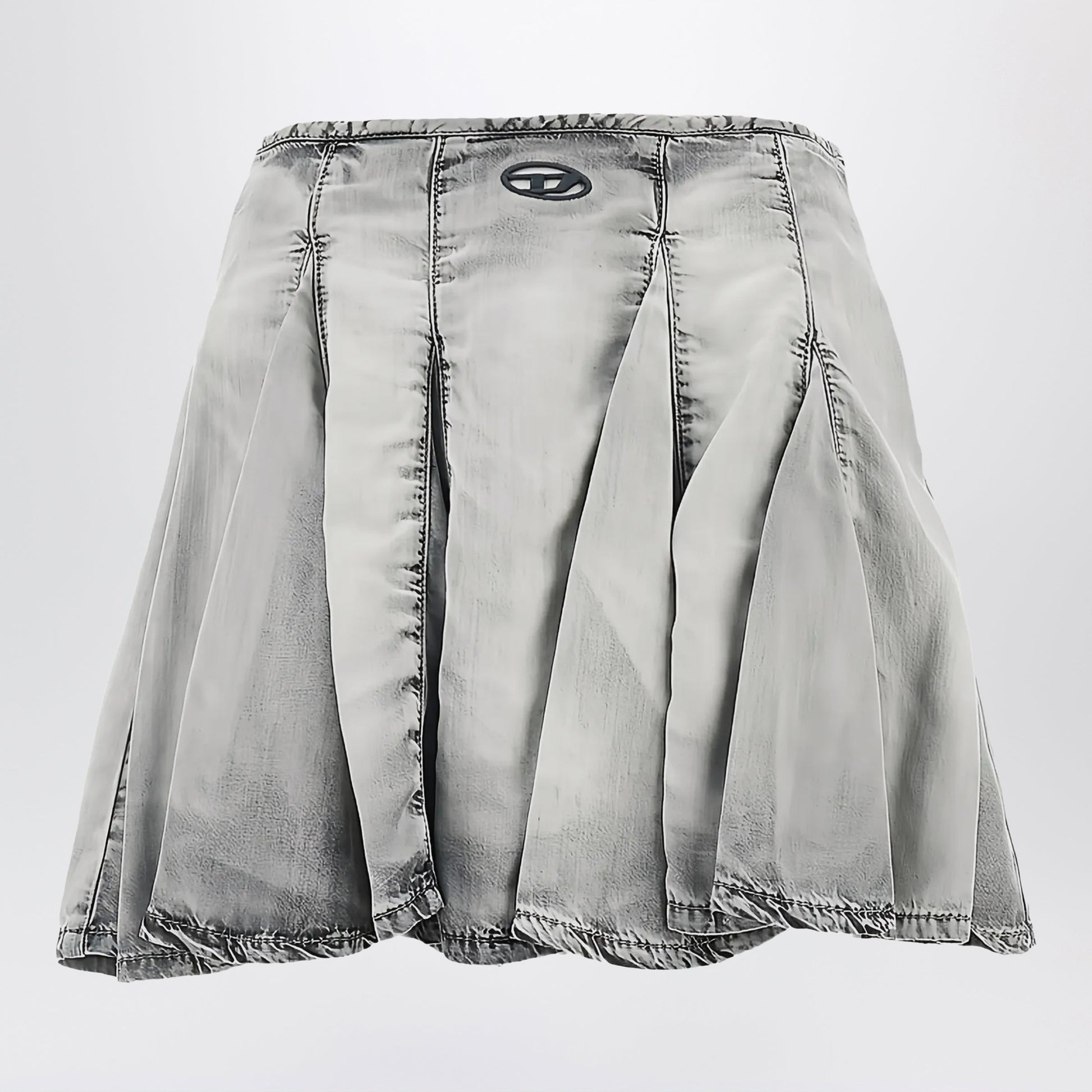 Diesel De-Spiki Stonewashed Lyocell Skirt Women DIESEL