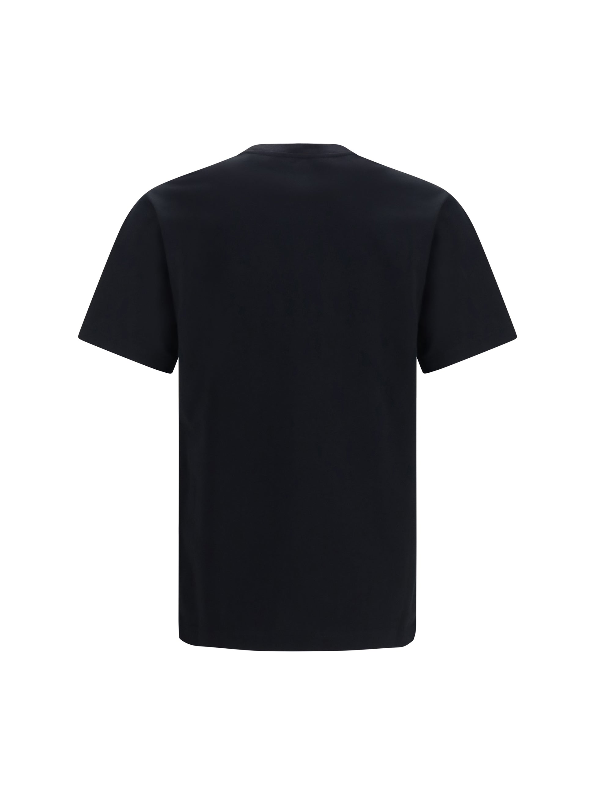 Burberry Men Embroidered Logo Cotton T-Shirt BURBERRY